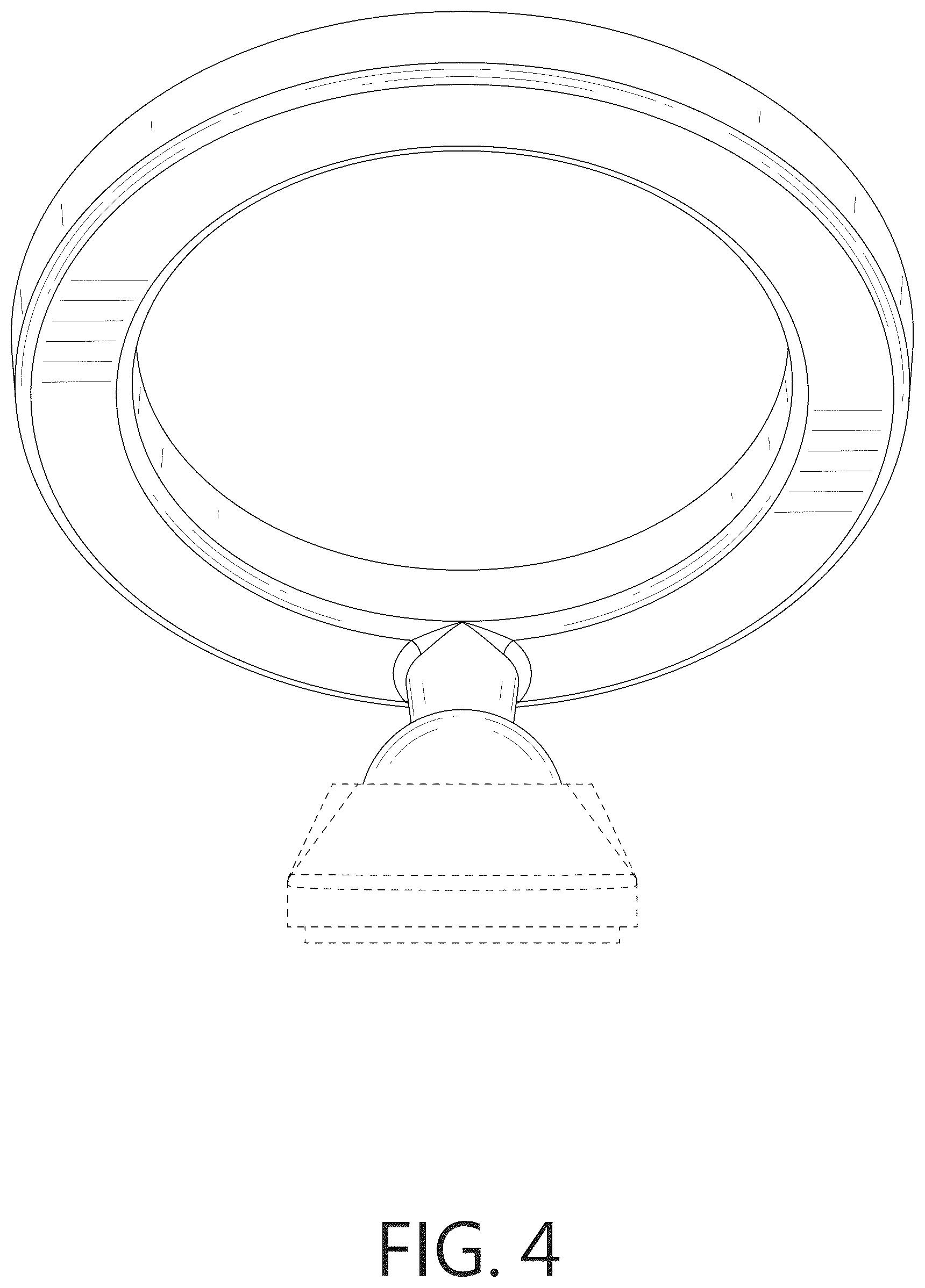 Patent USD1044791 Figure 4 – Magnetic car mount
