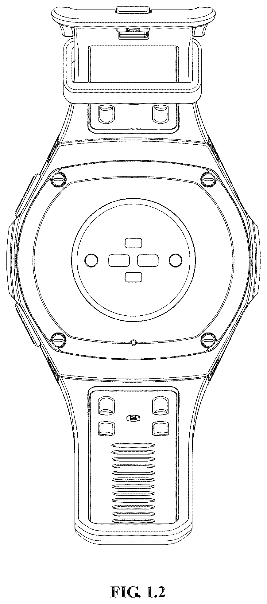 Patent USD1044797 Figure 2 – Smartwatch