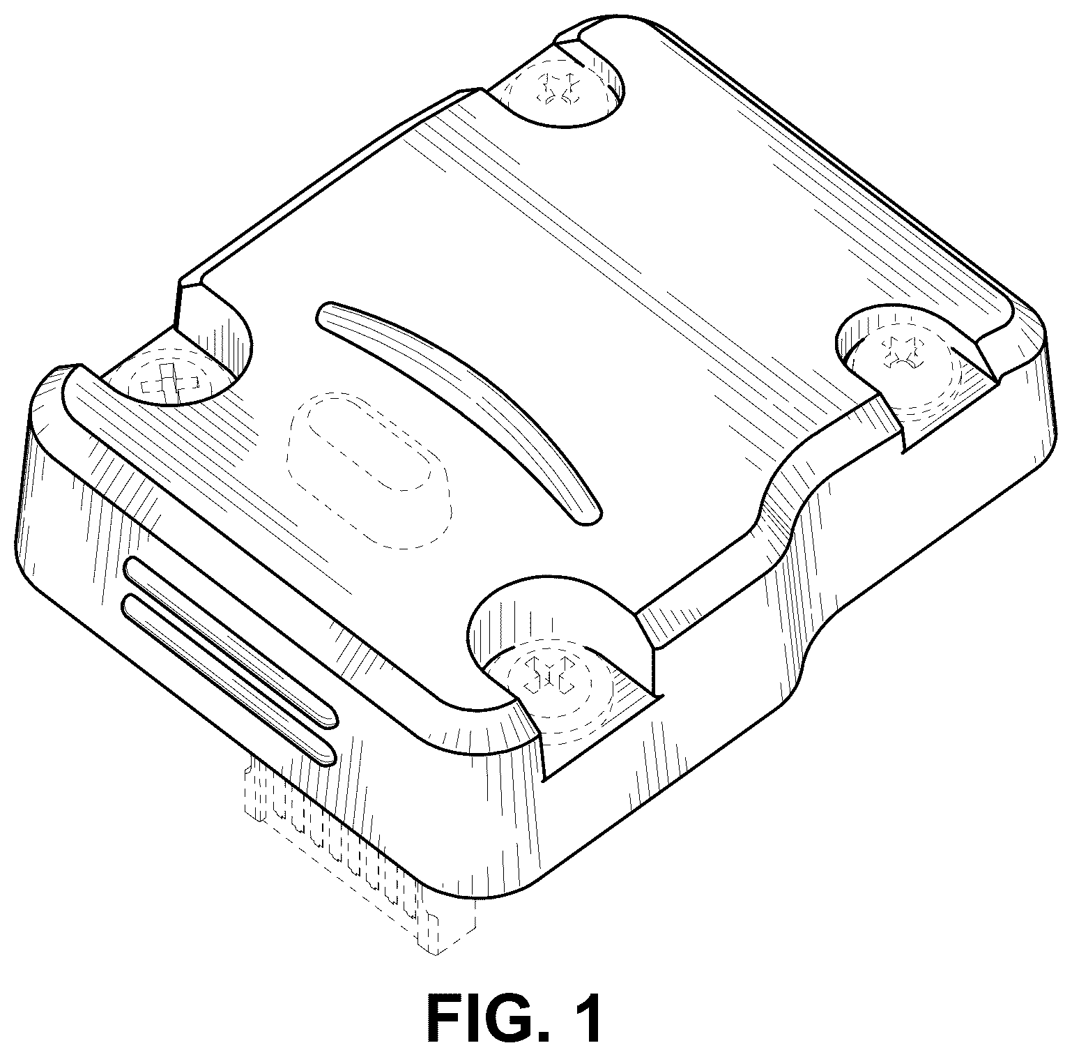 Patent USD1044801 Figure 1 – Connection device for communication