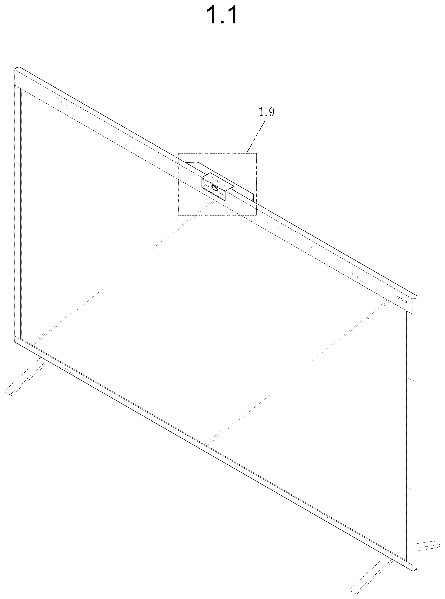 Patent USD1044804 Figure 1 – Videoconferencing monitor
