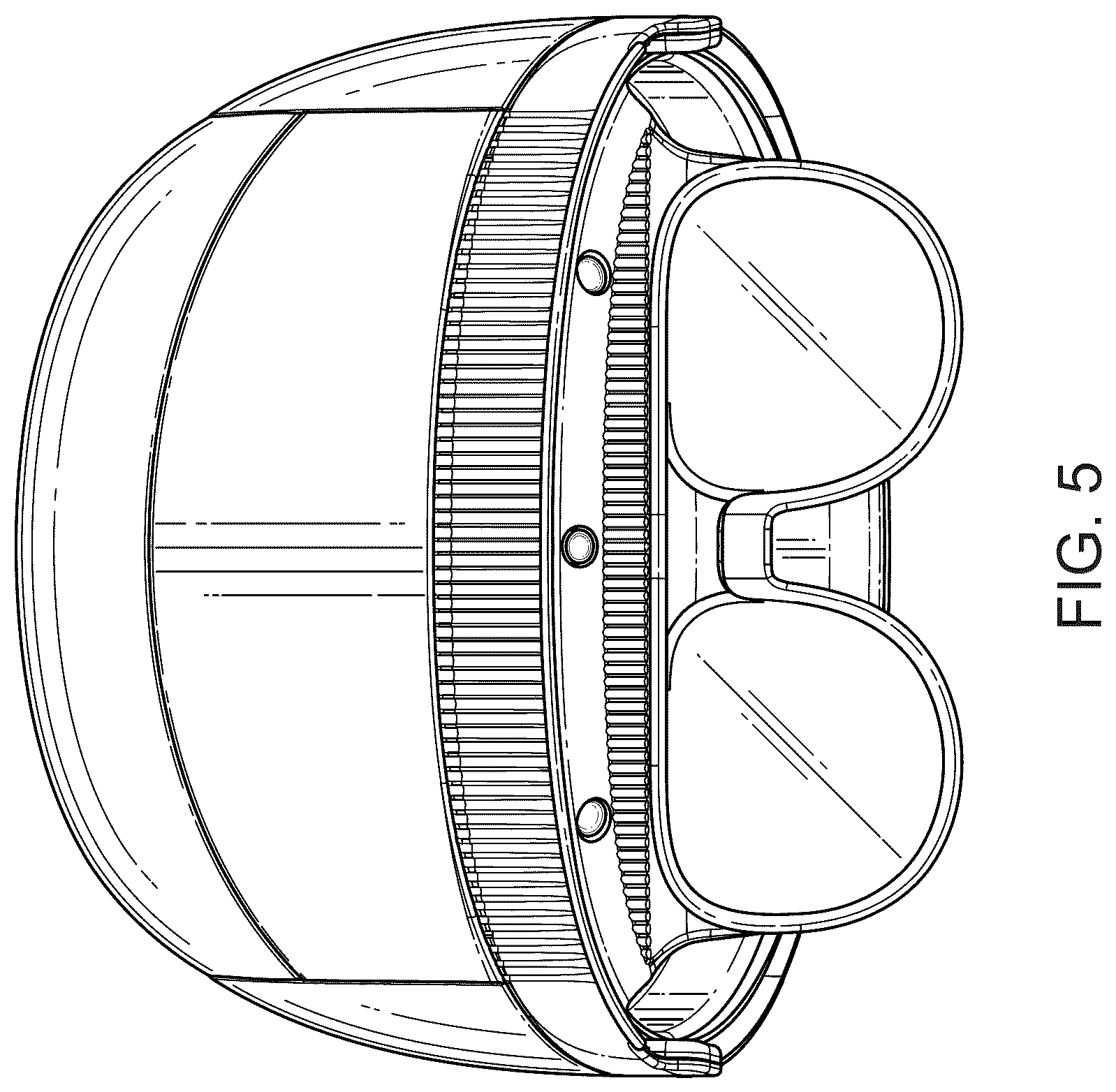 Patent USD1044805 Figure 5 – Augmented reality hat