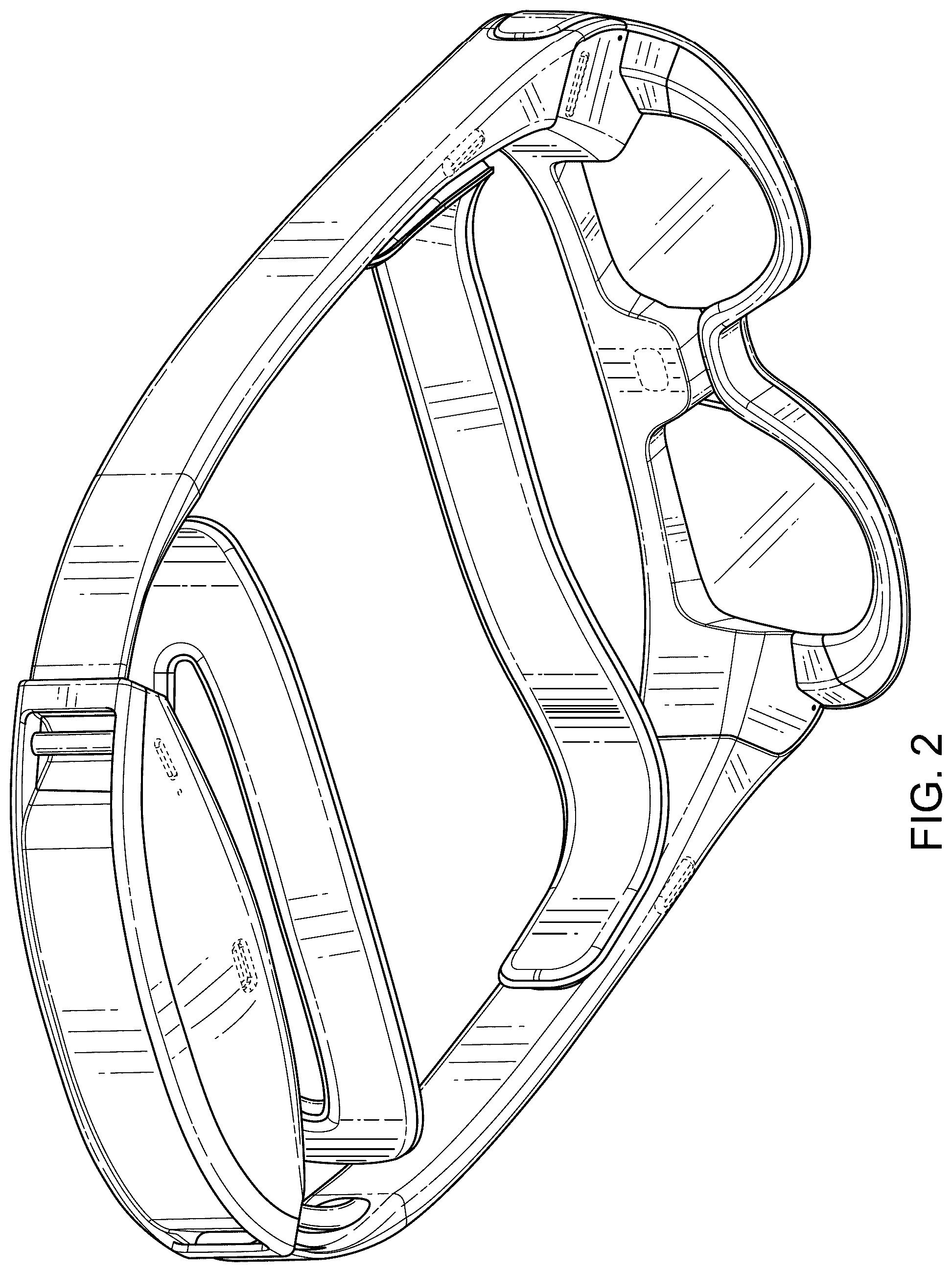 Patent USD1044806 Figure 2 – Compact head-mounted display system