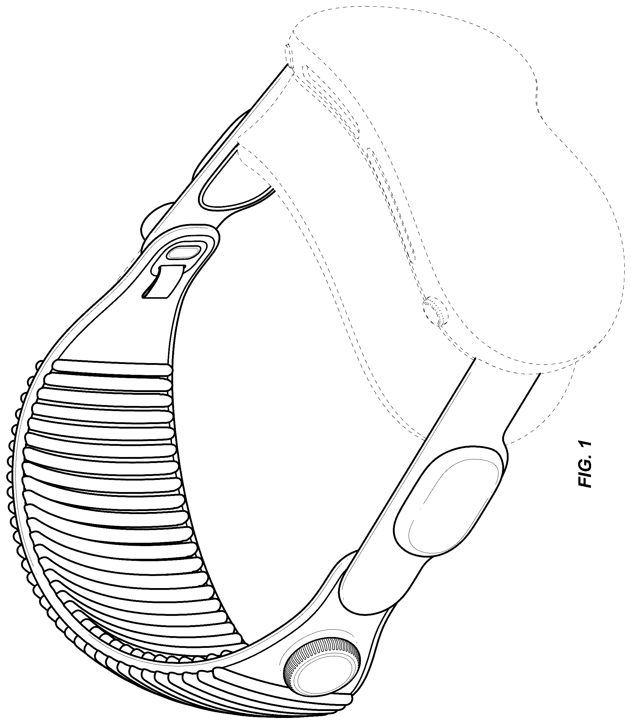 Patent USD1044807 Figure 1 – Head-mounted display