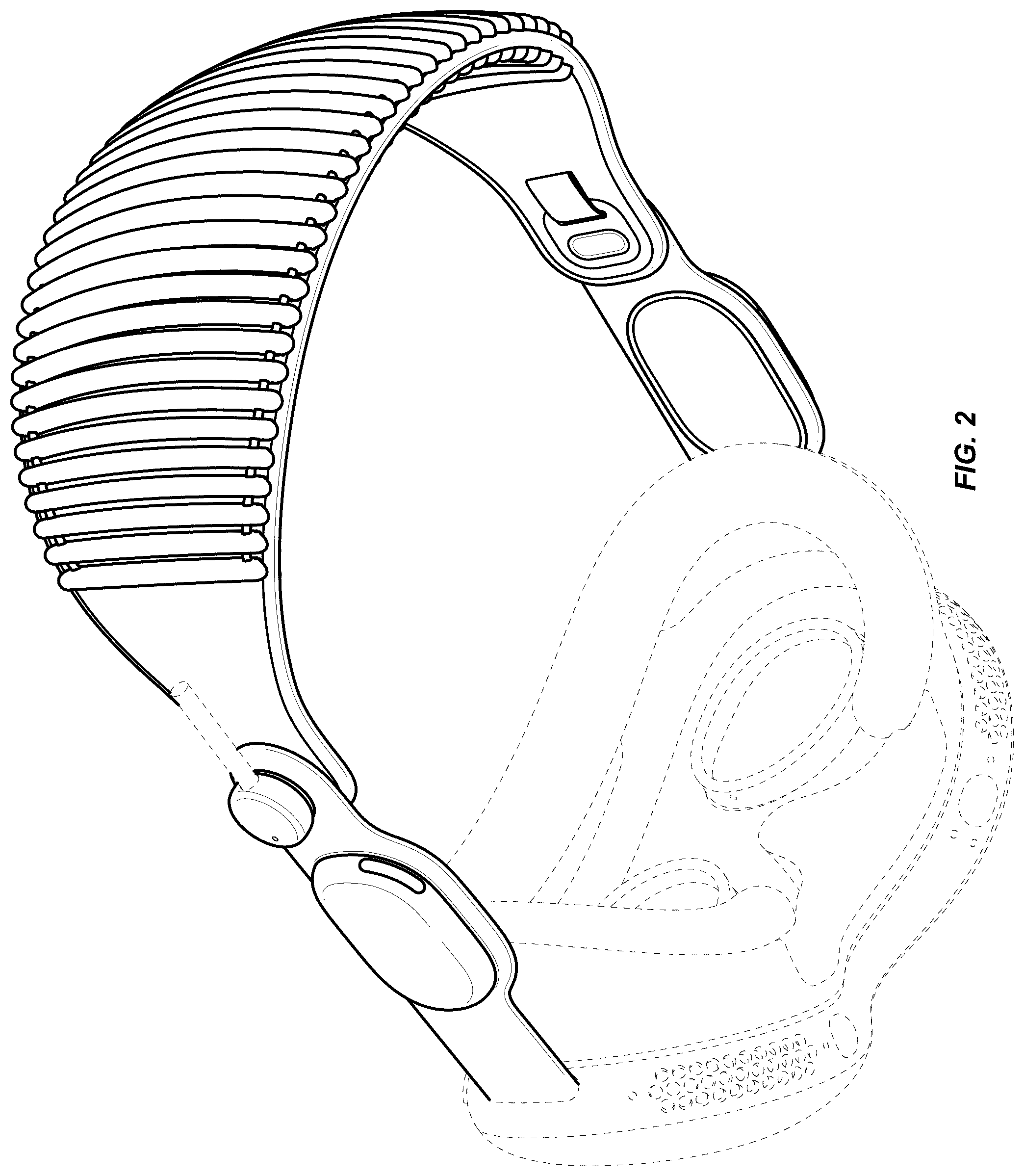 Patent USD1044807 Figure 2 – Head-mounted display