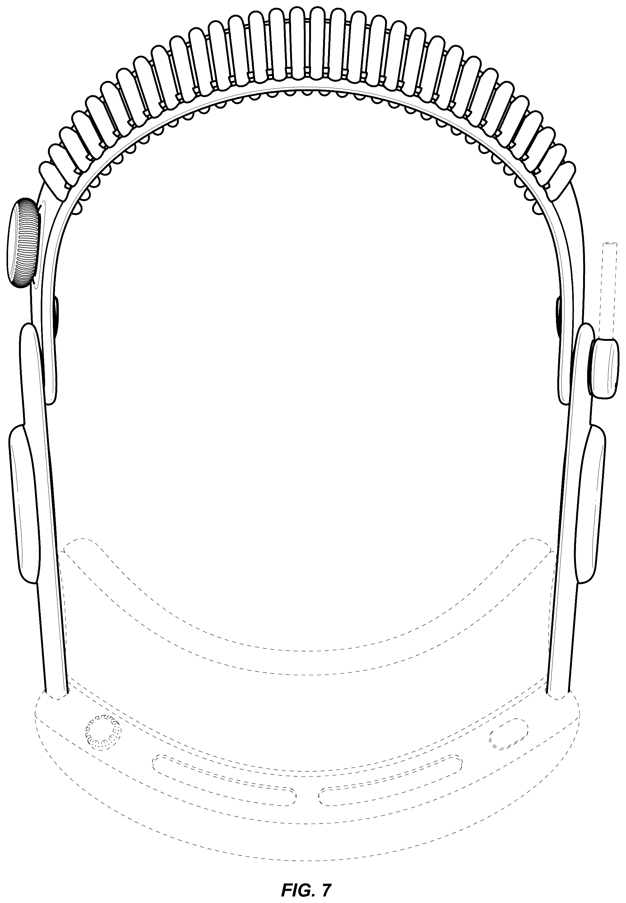 Patent USD1044807 Figure 6 – Head-mounted display