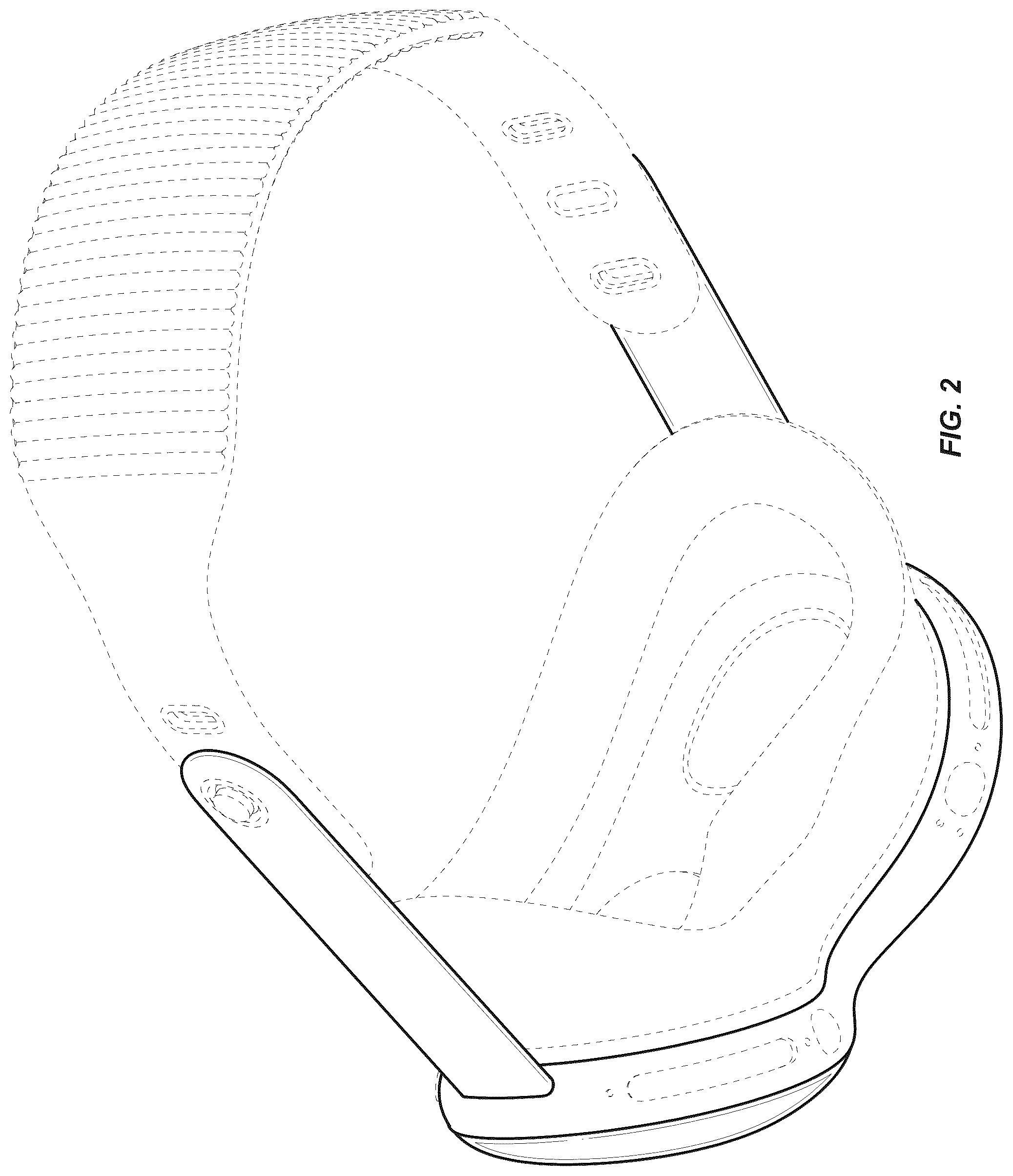 Patent USD1044808 Figure 2 – Head-mounted display