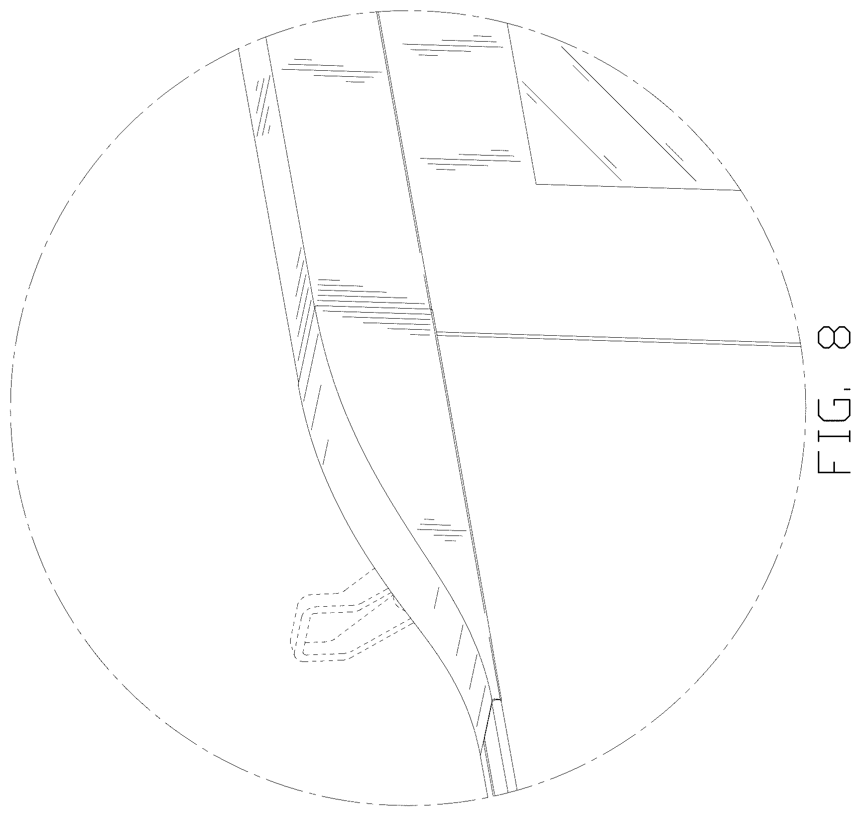 Patent USD1044809 Figure 8 – Display panel
