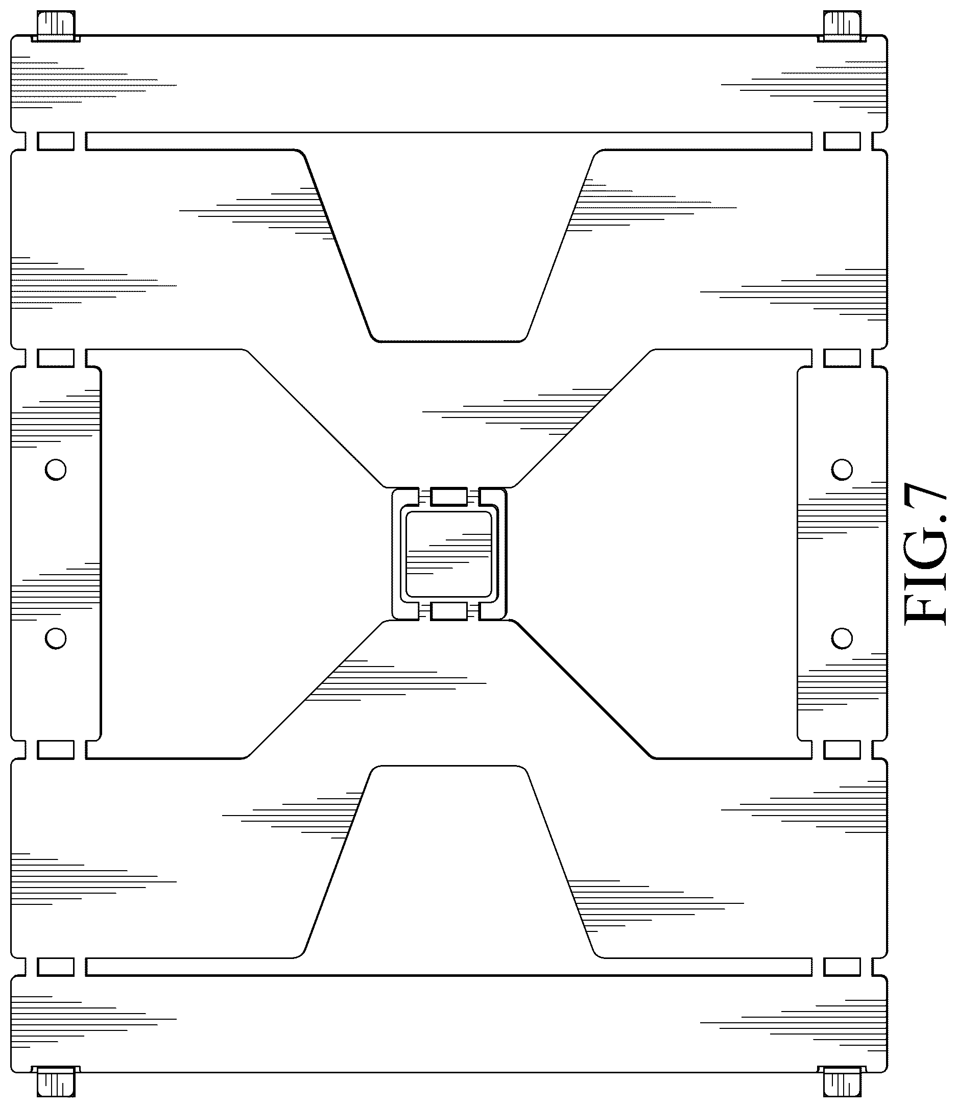 Patent USD1044812 Figure 7 – Mounting frame for touchpads