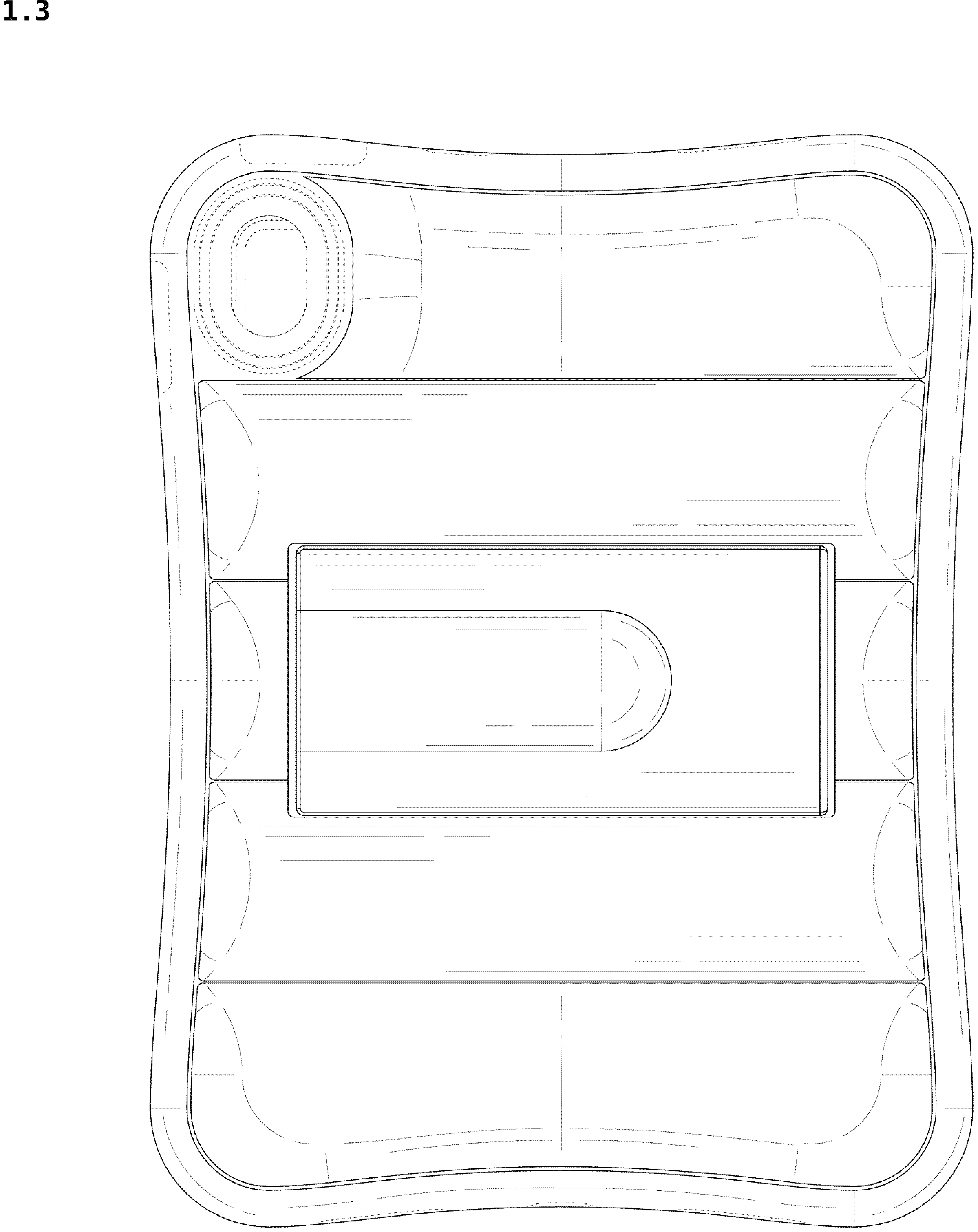 Patent USD1044819 Figure 3 – Tablet case