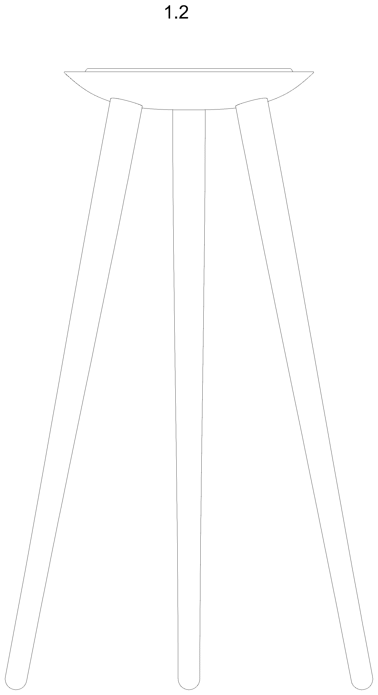 Patent USD1044820 Figure 2 – Stand for data processing device and mobile telephone