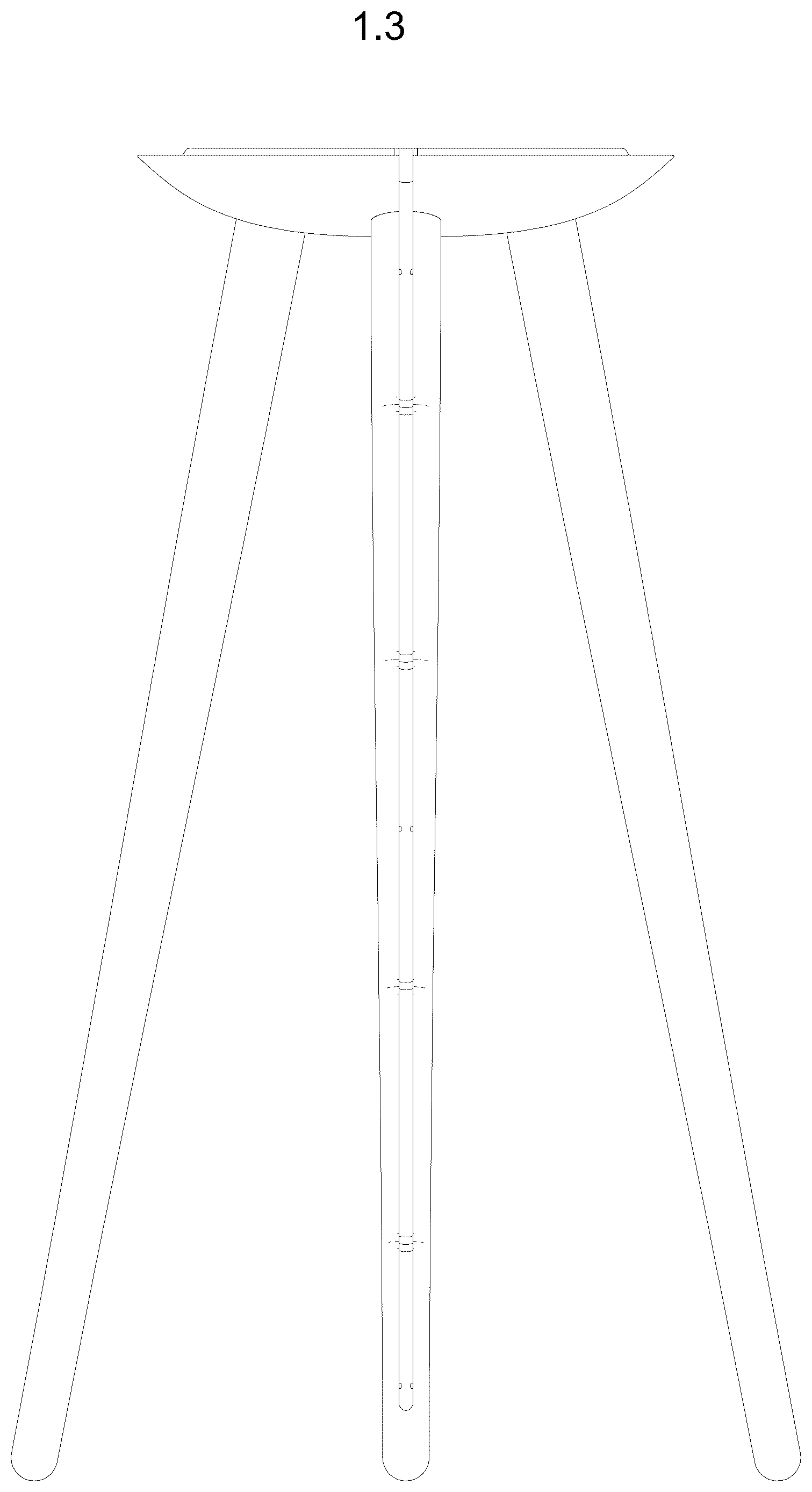 Patent USD1044820 Figure 3 – Stand for data processing device and mobile telephone