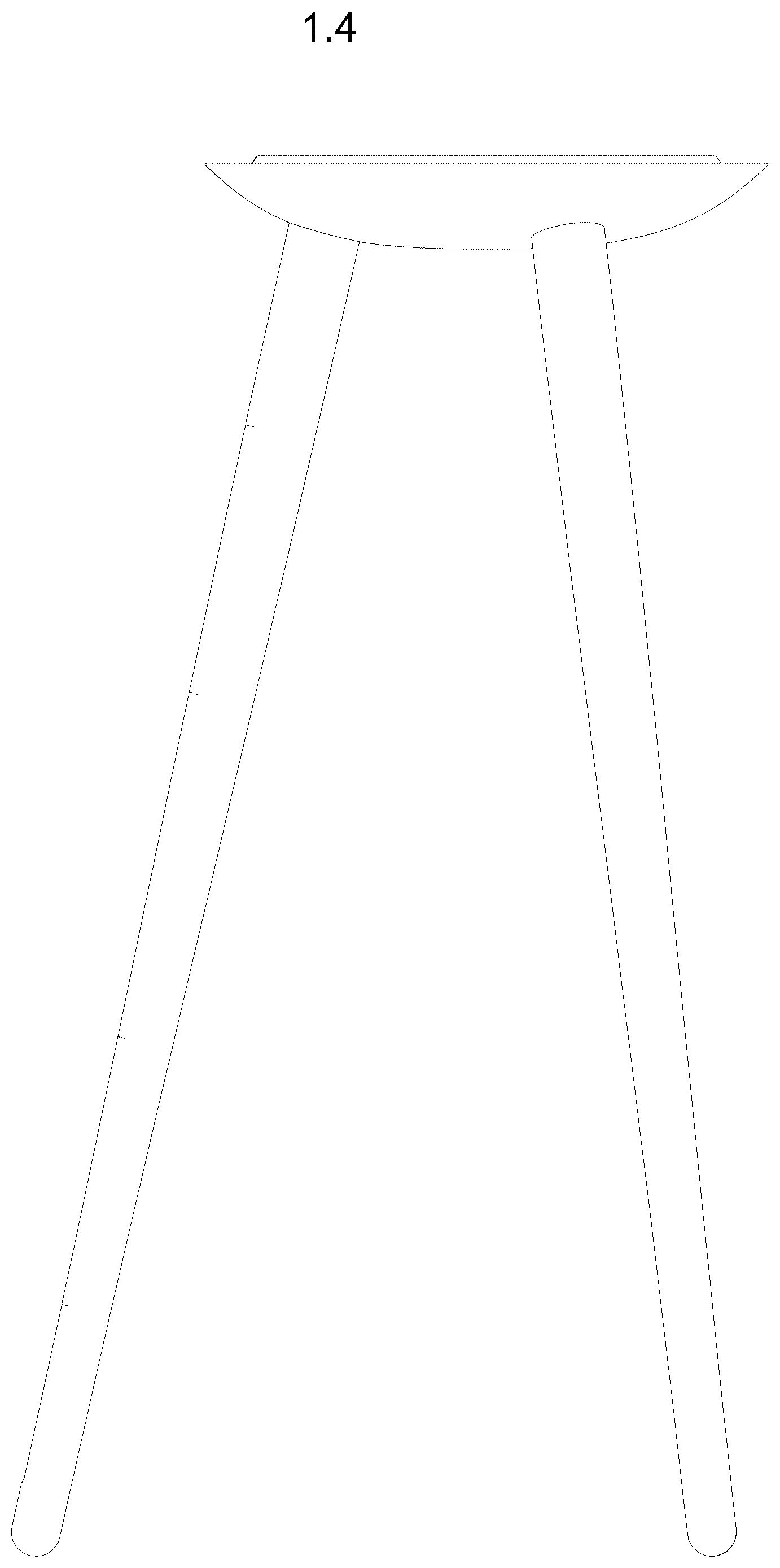 Patent USD1044820 Figure 4 – Stand for data processing device and mobile telephone