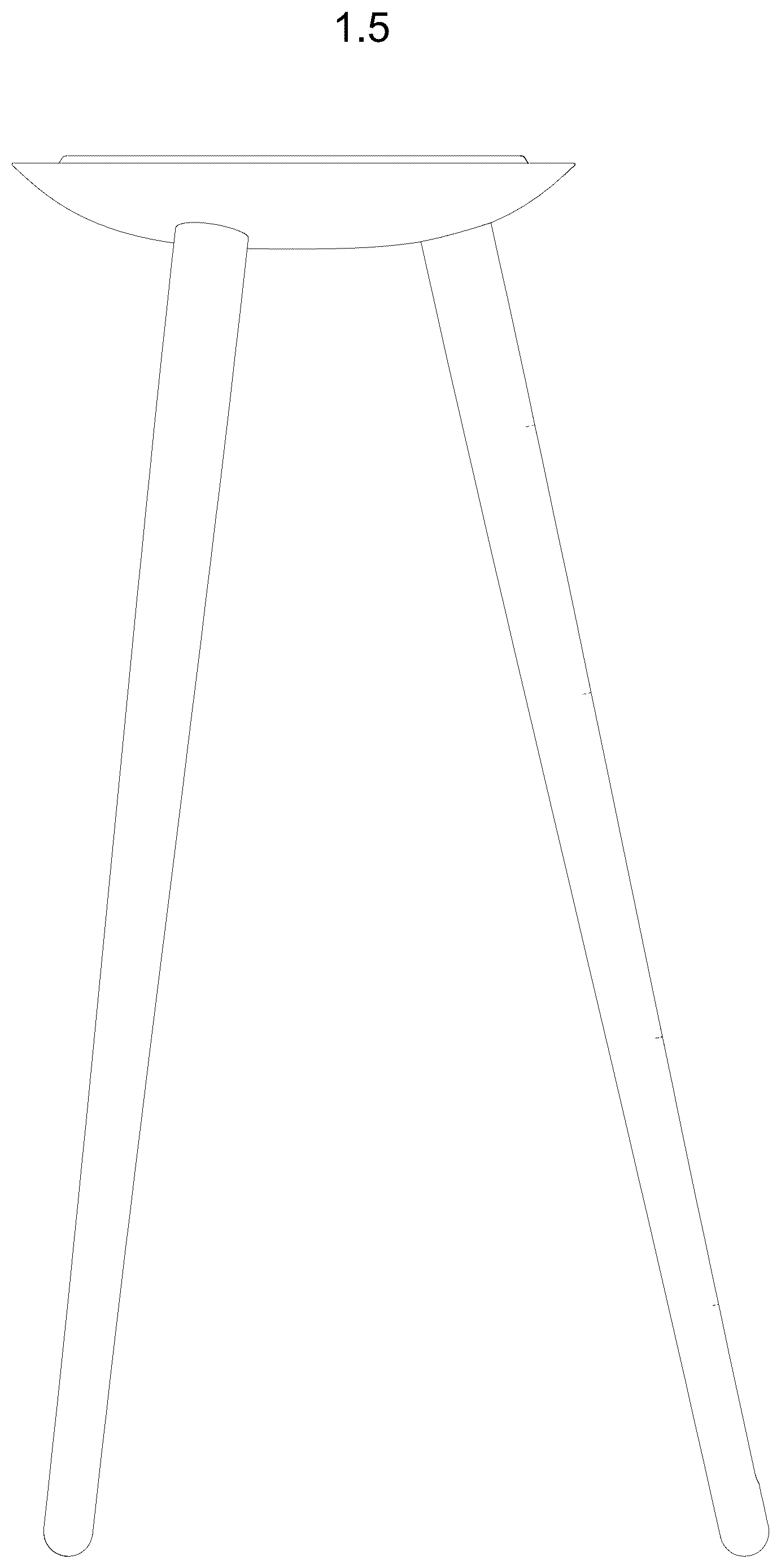 Patent USD1044820 Figure 5 – Stand for data processing device and mobile telephone