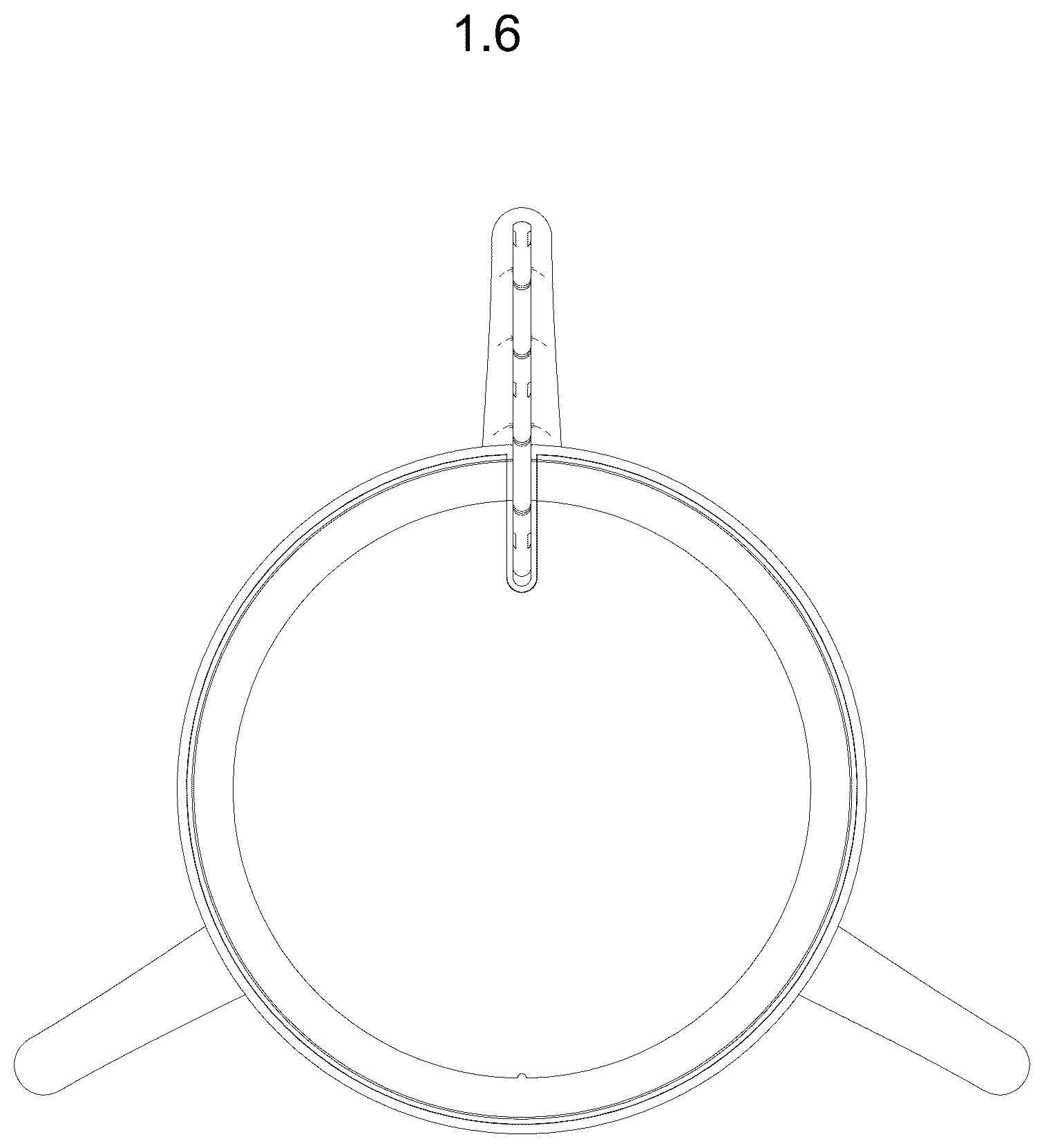 Patent USD1044820 Figure 6 – Stand for data processing device and mobile telephone