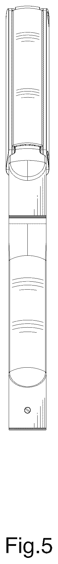 Patent USD1044821 Figure 5 – Monitor arm