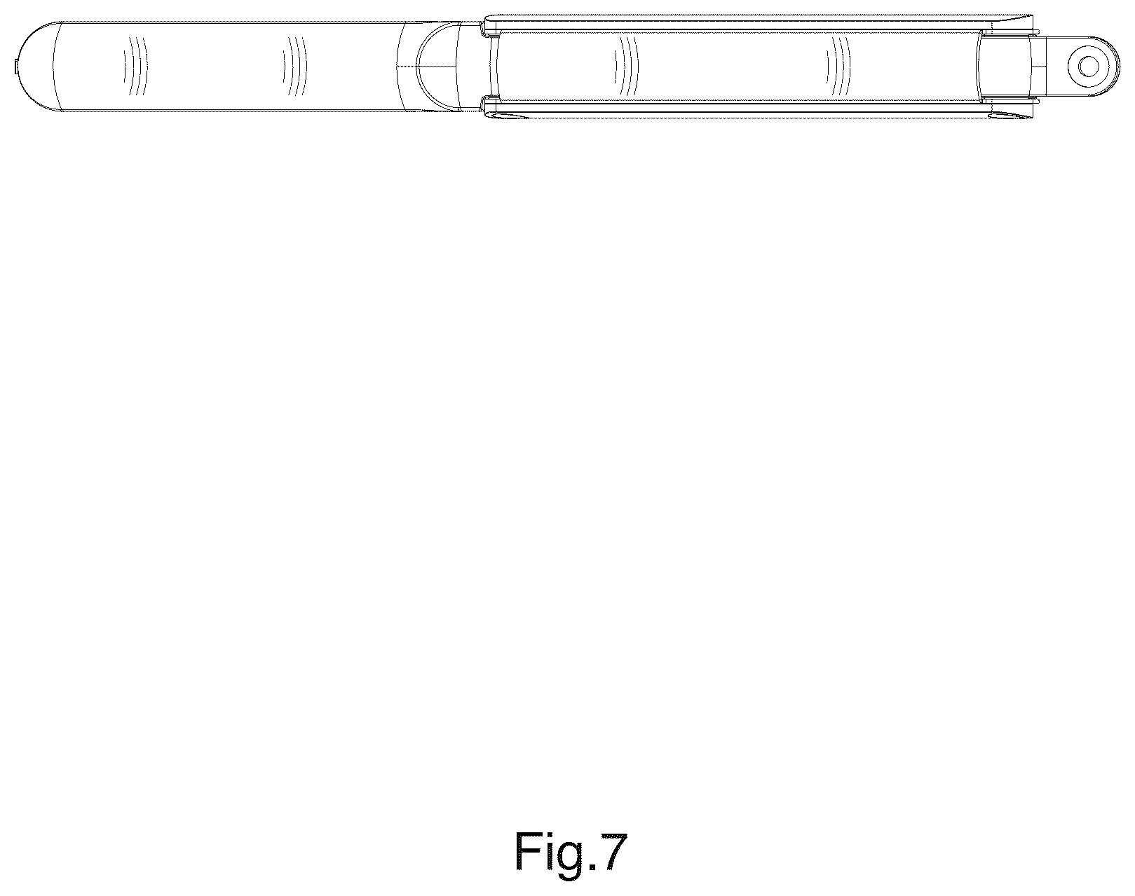 Patent USD1044821 Figure 7 – Monitor arm