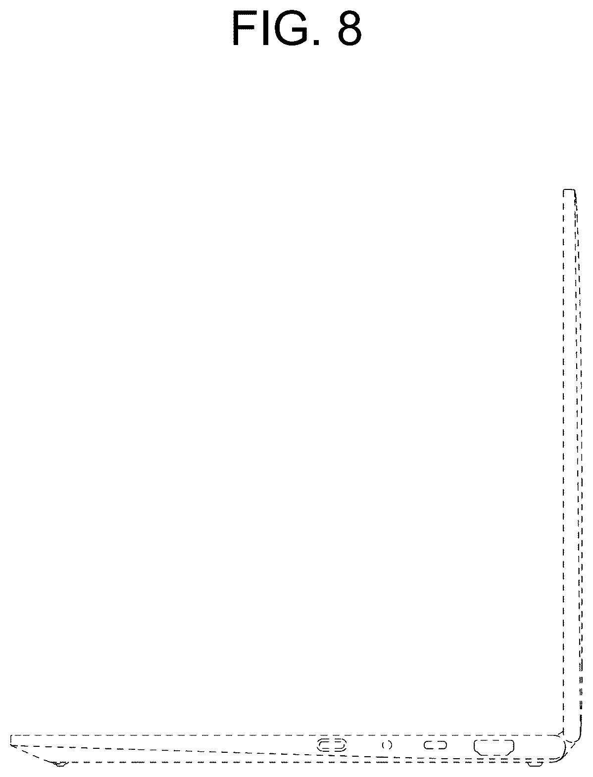 Patent USD1044823 Figure 8 – Notebook computer having a key