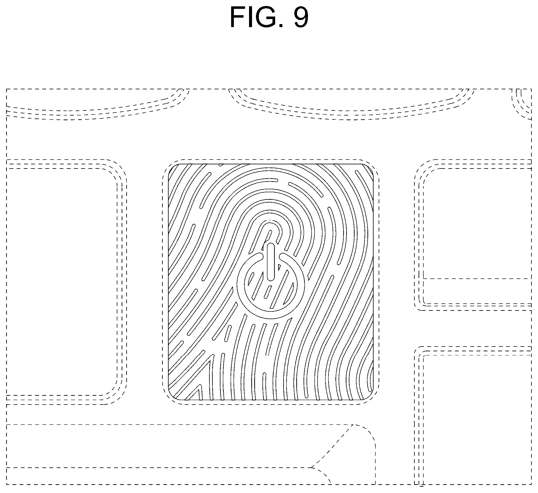 Patent USD1044823 Figure 9 – Notebook computer having a key