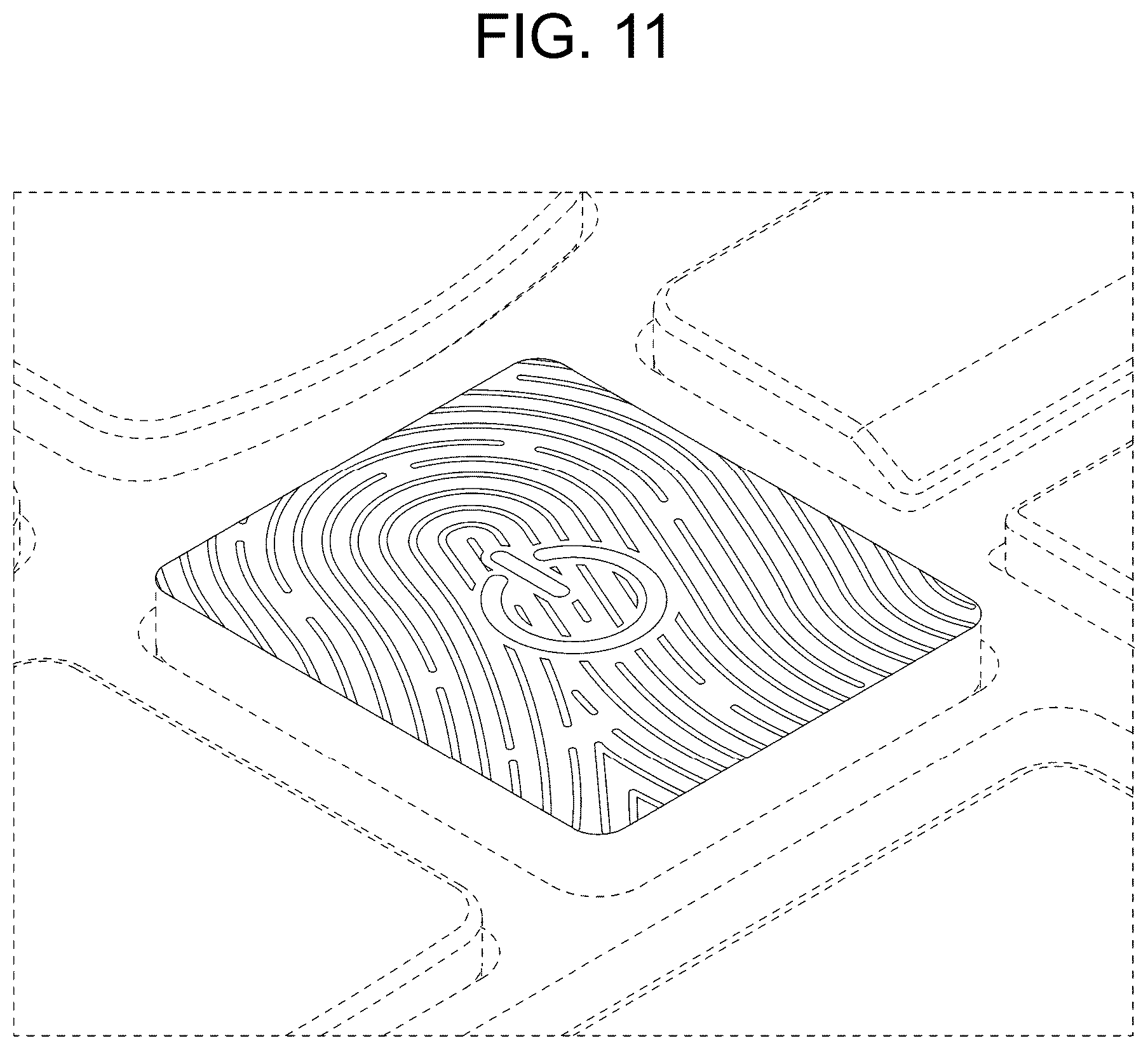 Patent USD1044823 Figure 11 – Notebook computer having a key