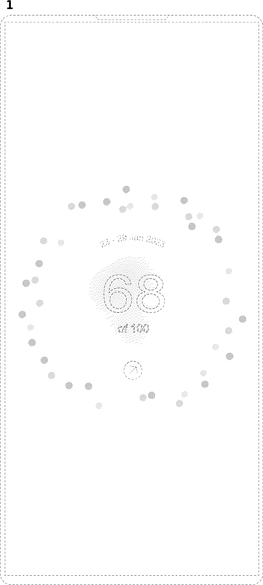 Patent USD1044846 — Display screen with graphical user interface — Figure 1