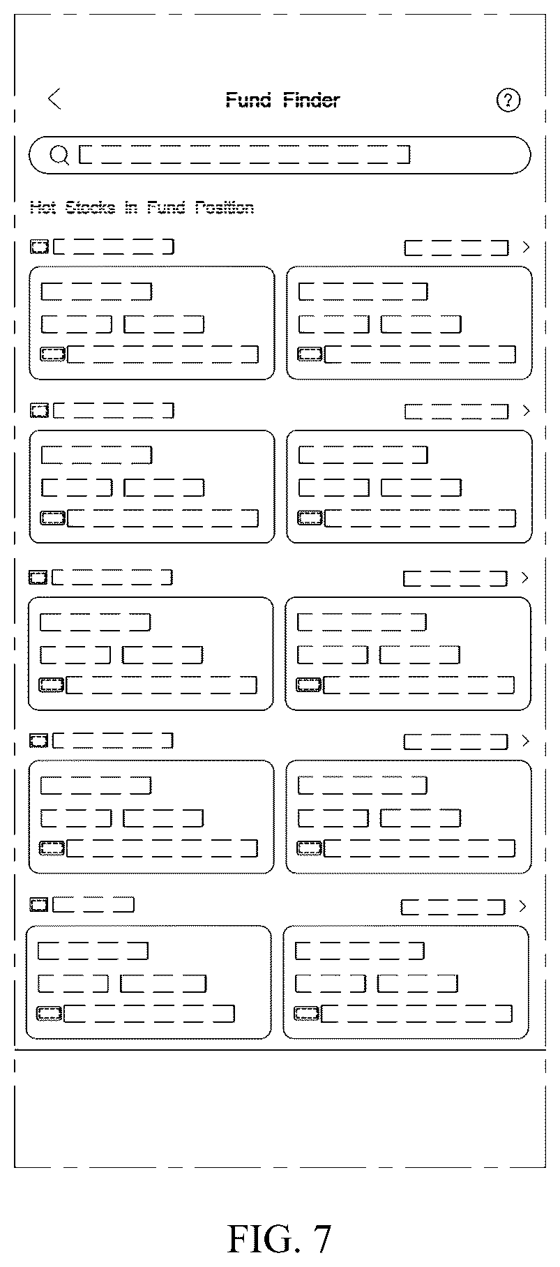 Patent USD1044848 Figure 7 – Display screen or portion thereof with animated graphical user interface for displaying fund information