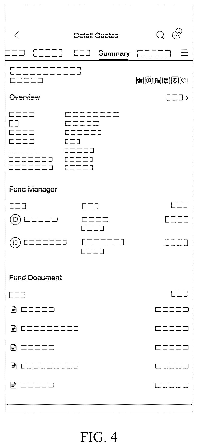 Patent USD1044849 Figure 4 – Display screen or portion thereof with animated graphical user interface for fund purchase
