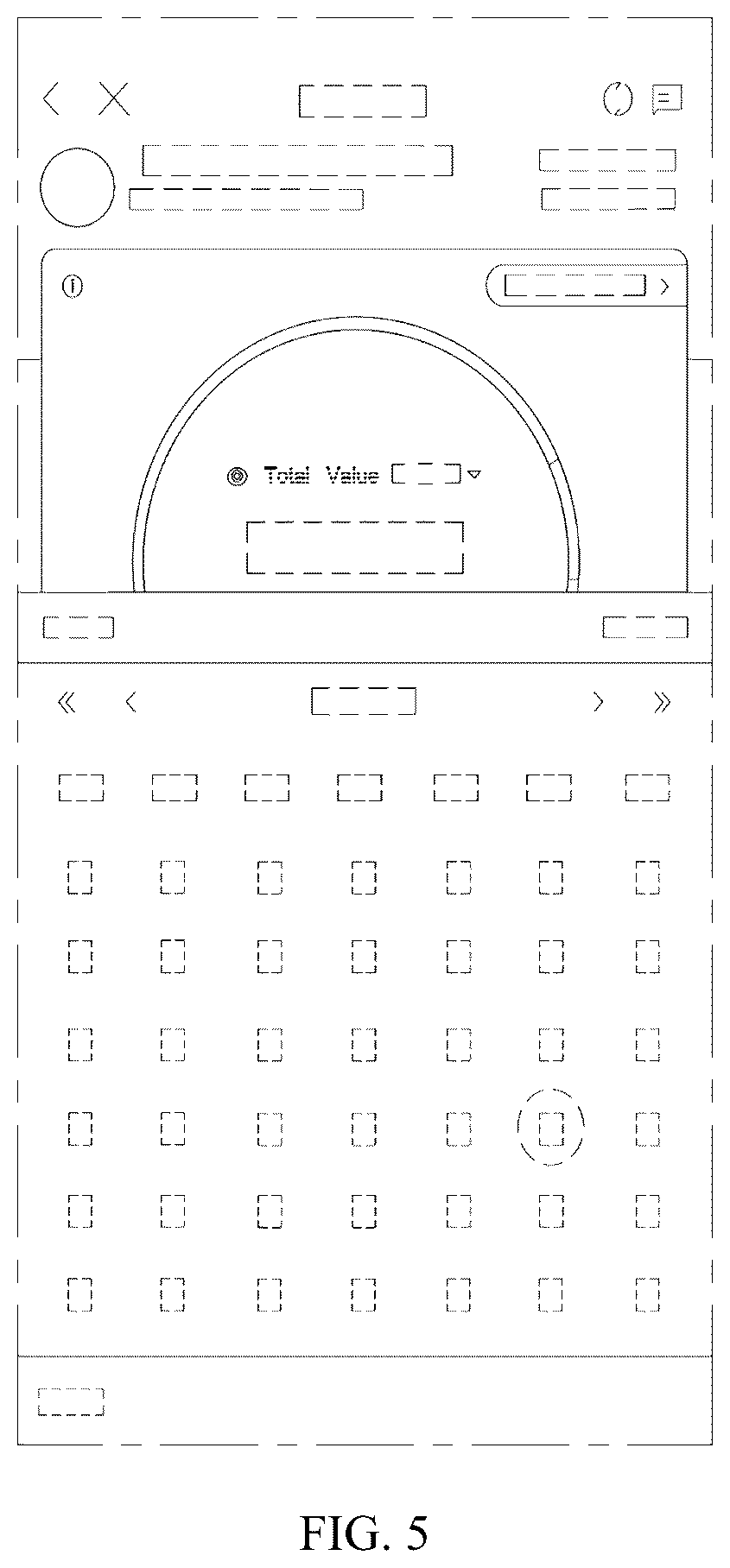 Patent USD1044850 Figure 5 – Display screen or portion thereof with animated graphical user interface for displaying ESOP information