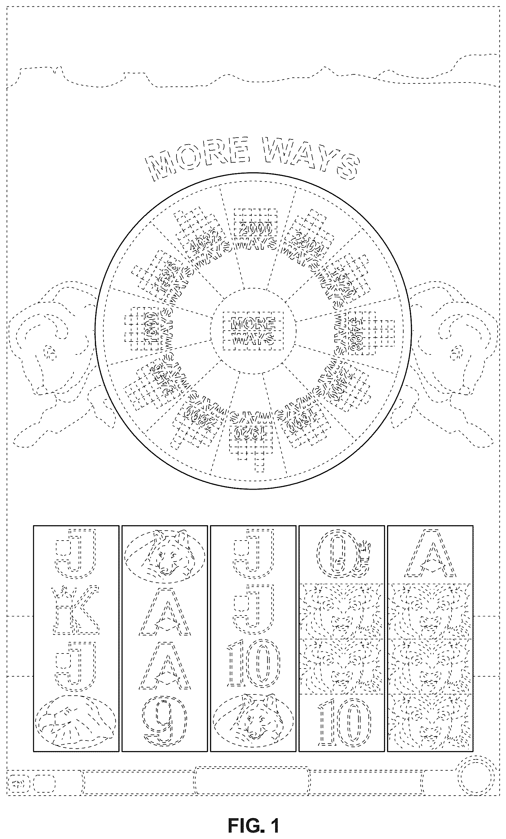 Patent USD1044861 — Display screen or portion thereof with transitional graphical user interface — Figure 1