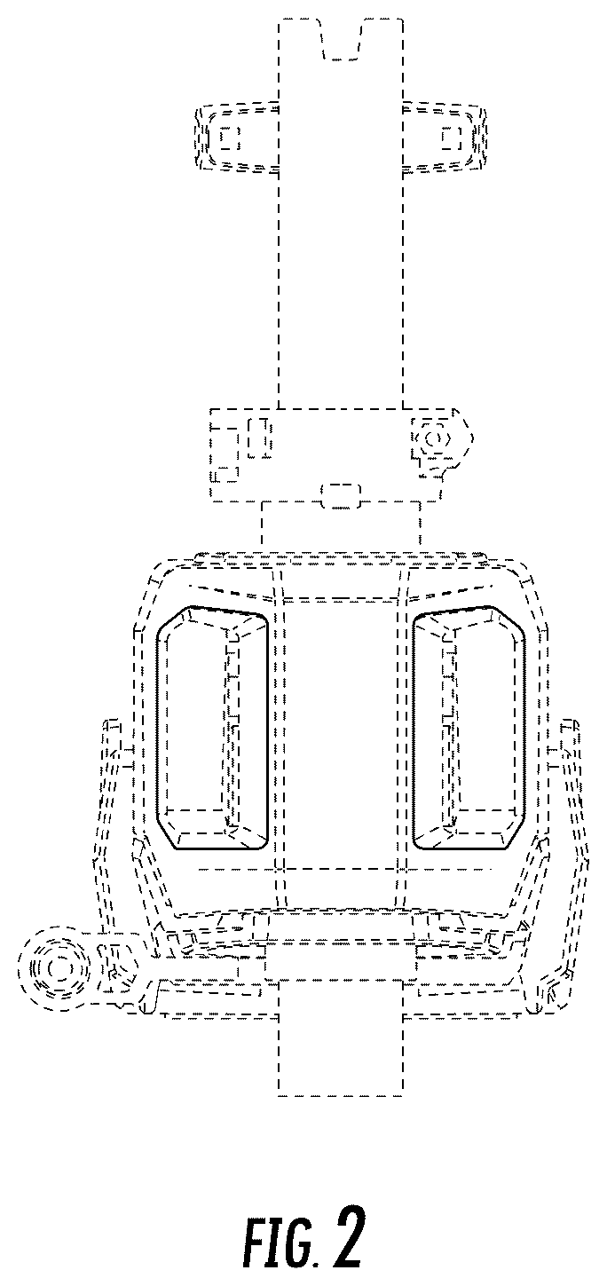 Patent USD1044869 Figure 2 – Trolling motor mount
