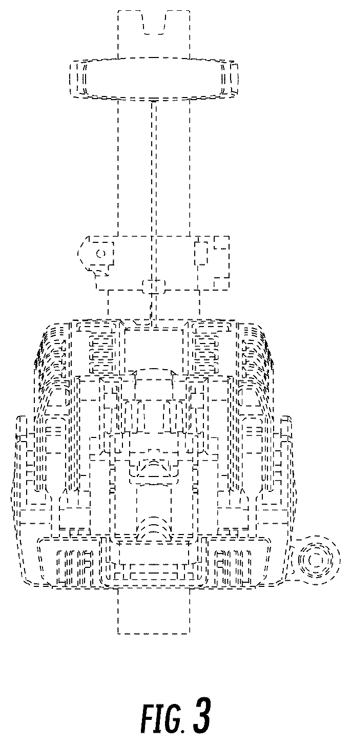 Patent USD1044869 Figure 3 – Trolling motor mount