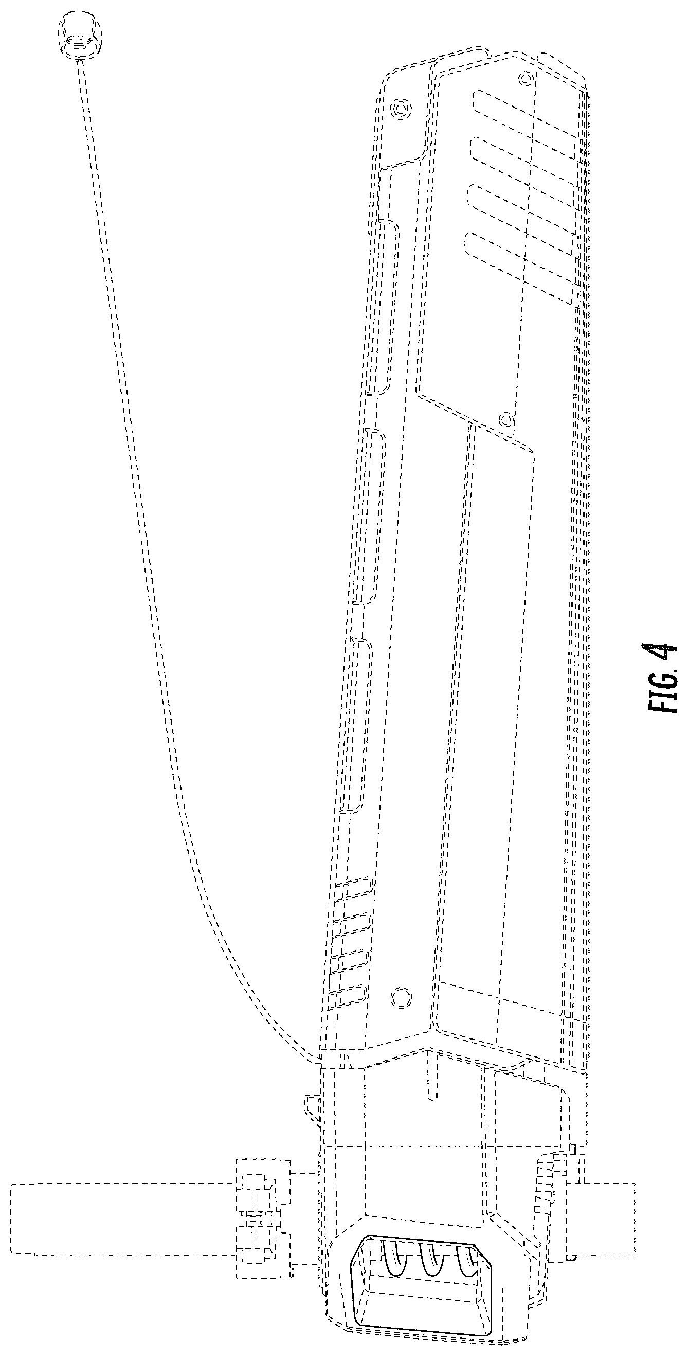 Patent USD1044869 Figure 4 – Trolling motor mount