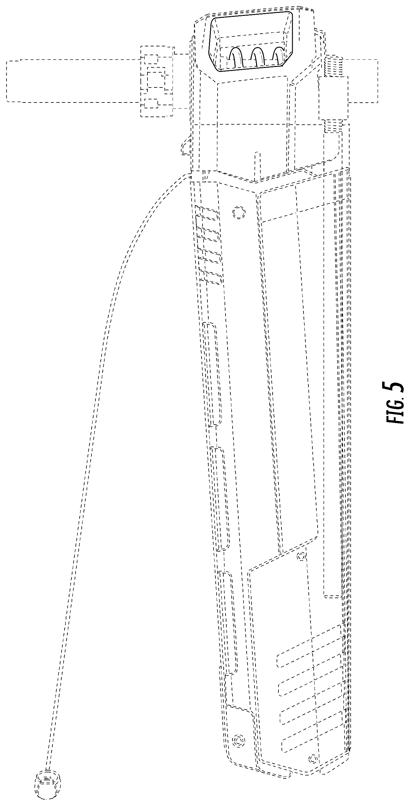 Patent USD1044869 Figure 5 – Trolling motor mount