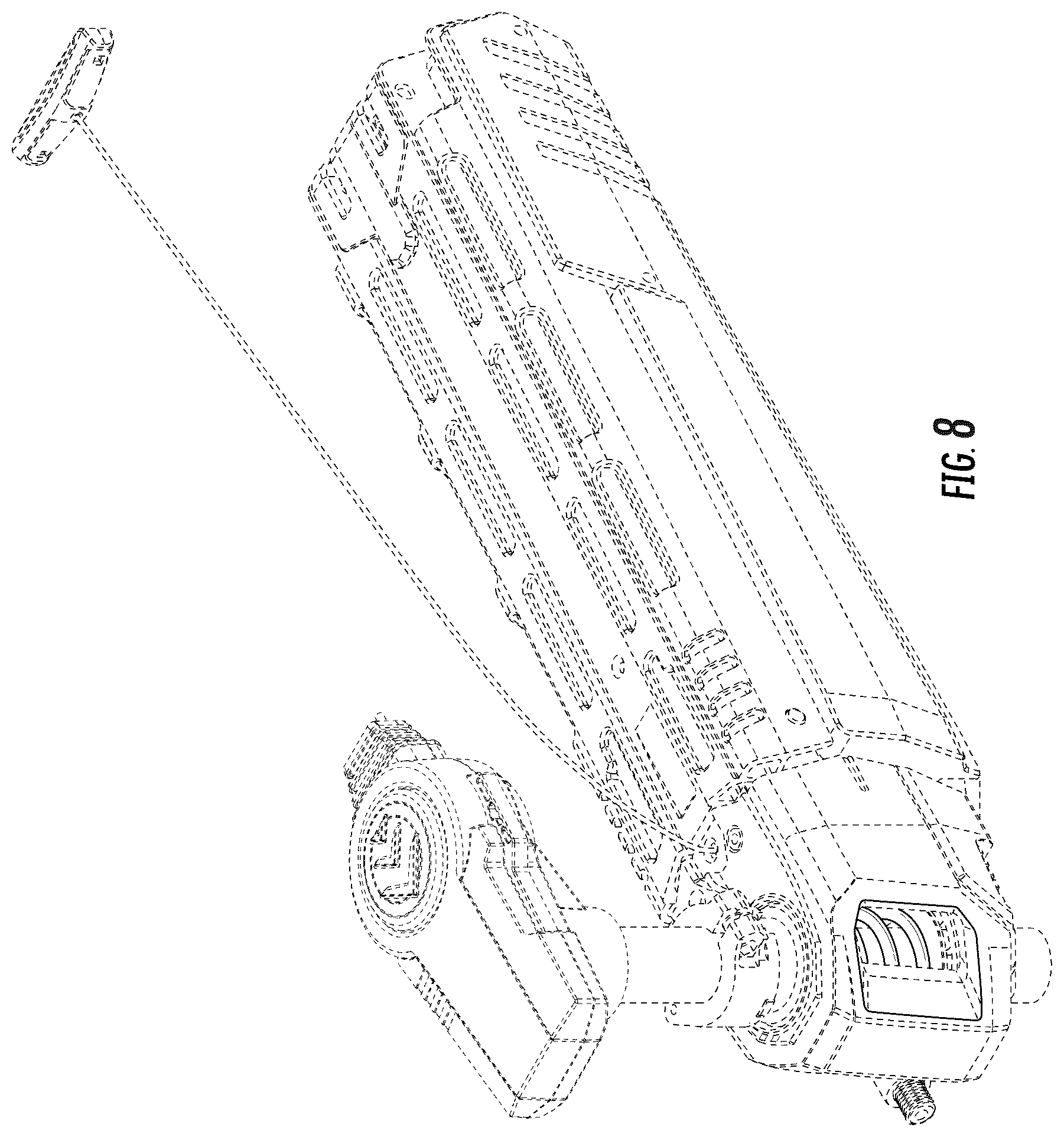 Patent USD1044869 Figure 8 – Trolling motor mount