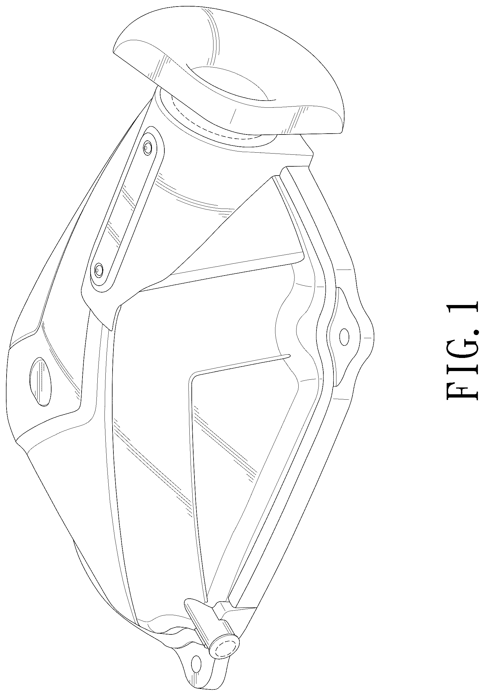Patent USD1044873 Figure 1 – Air filter cover