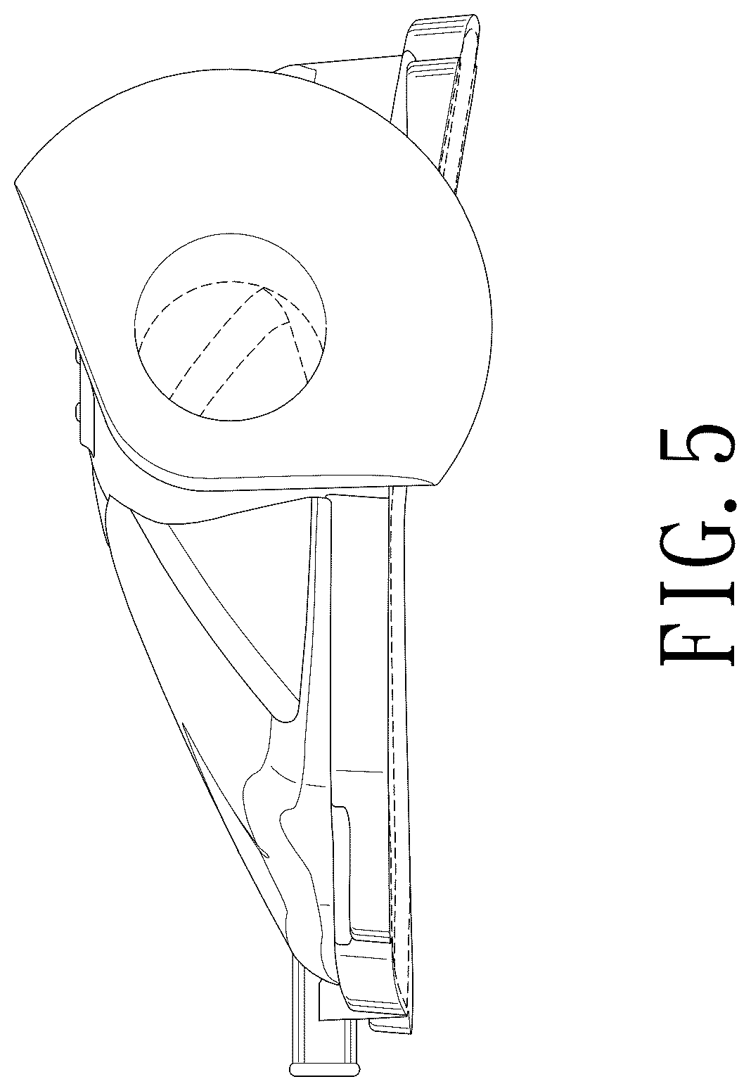 Patent USD1044873 Figure 5 – Air filter cover