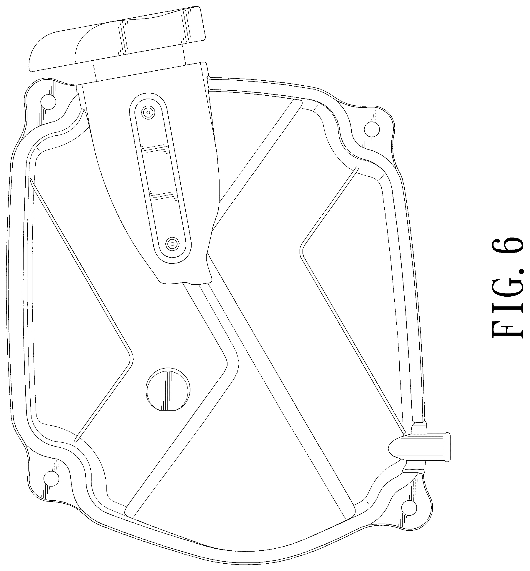 Patent USD1044873 Figure 6 – Air filter cover