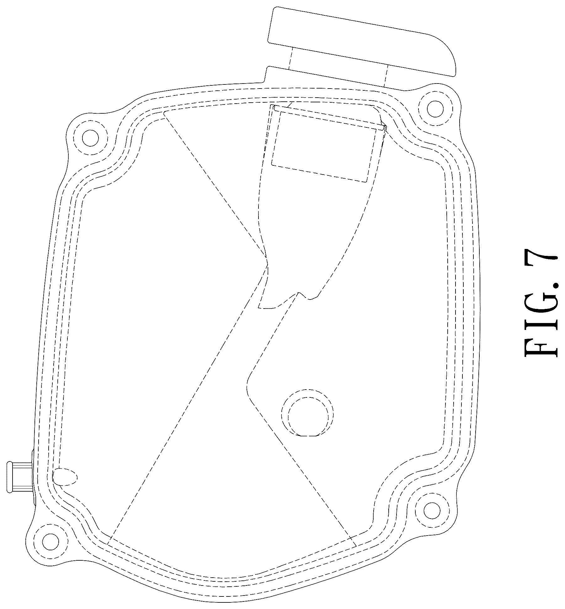 Patent USD1044873 Figure 7 – Air filter cover