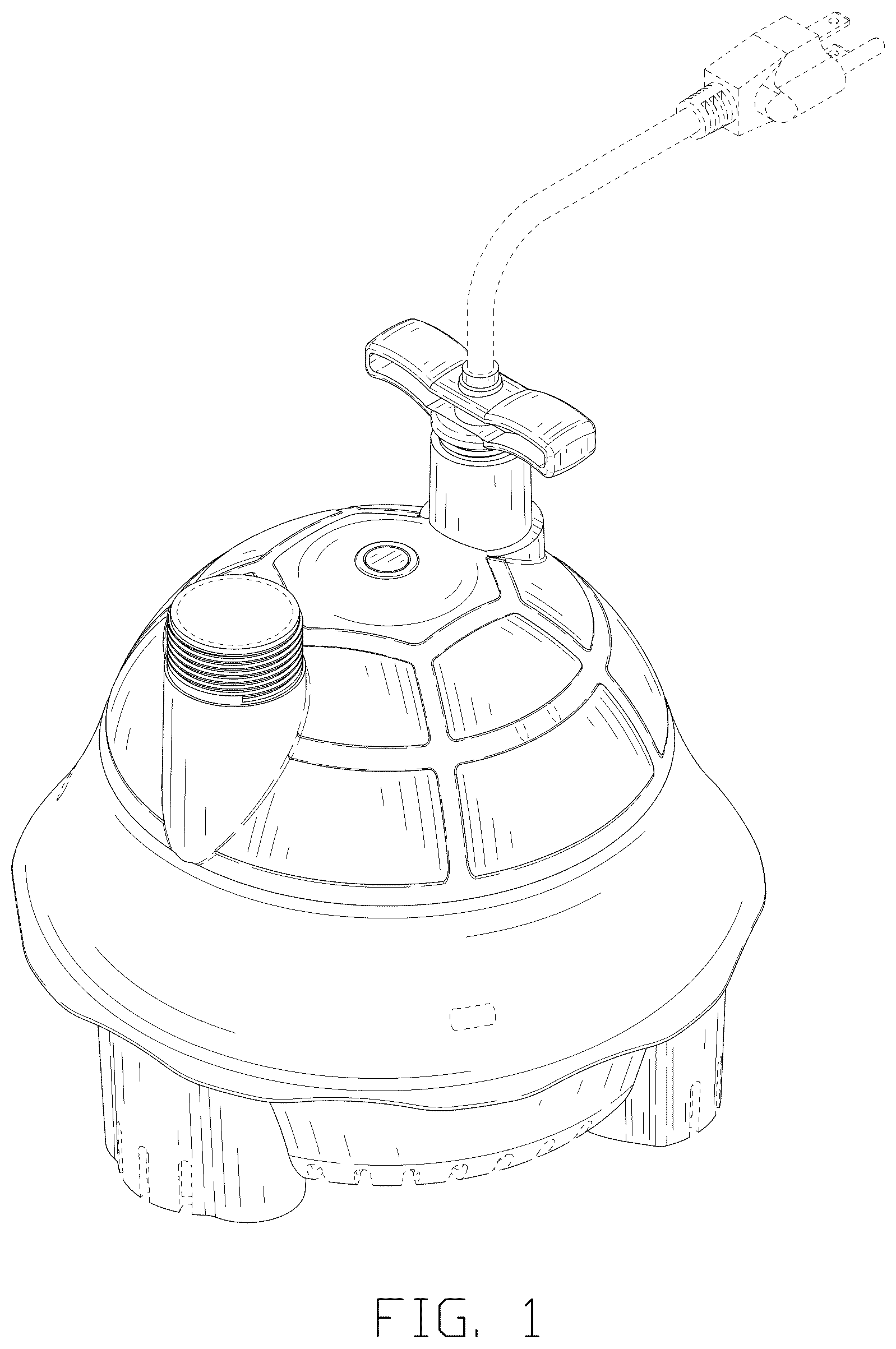Patent USD1044874 — Turtle pump — Figure 1