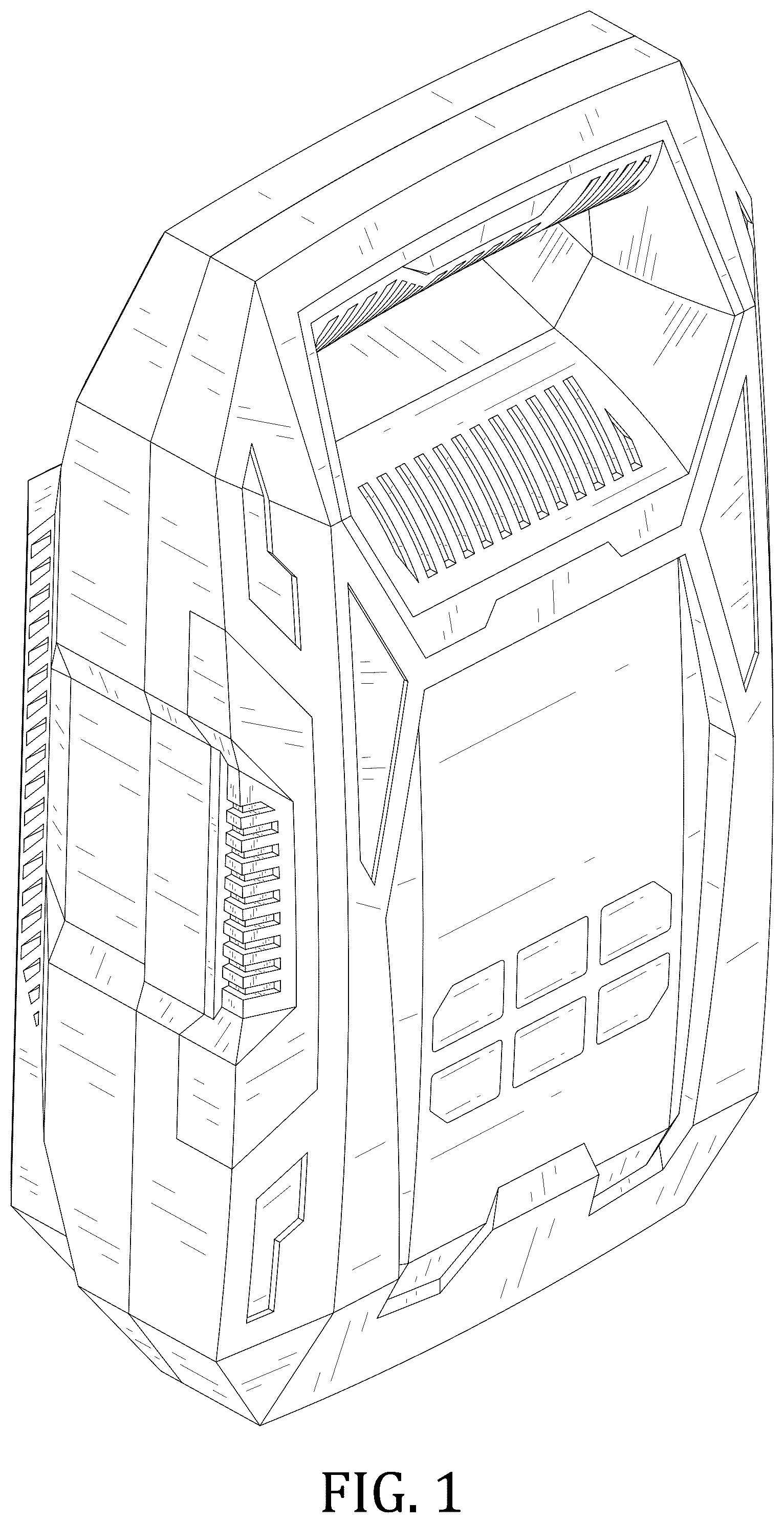Patent USD1044875 Figure 1 – Portable air compressor