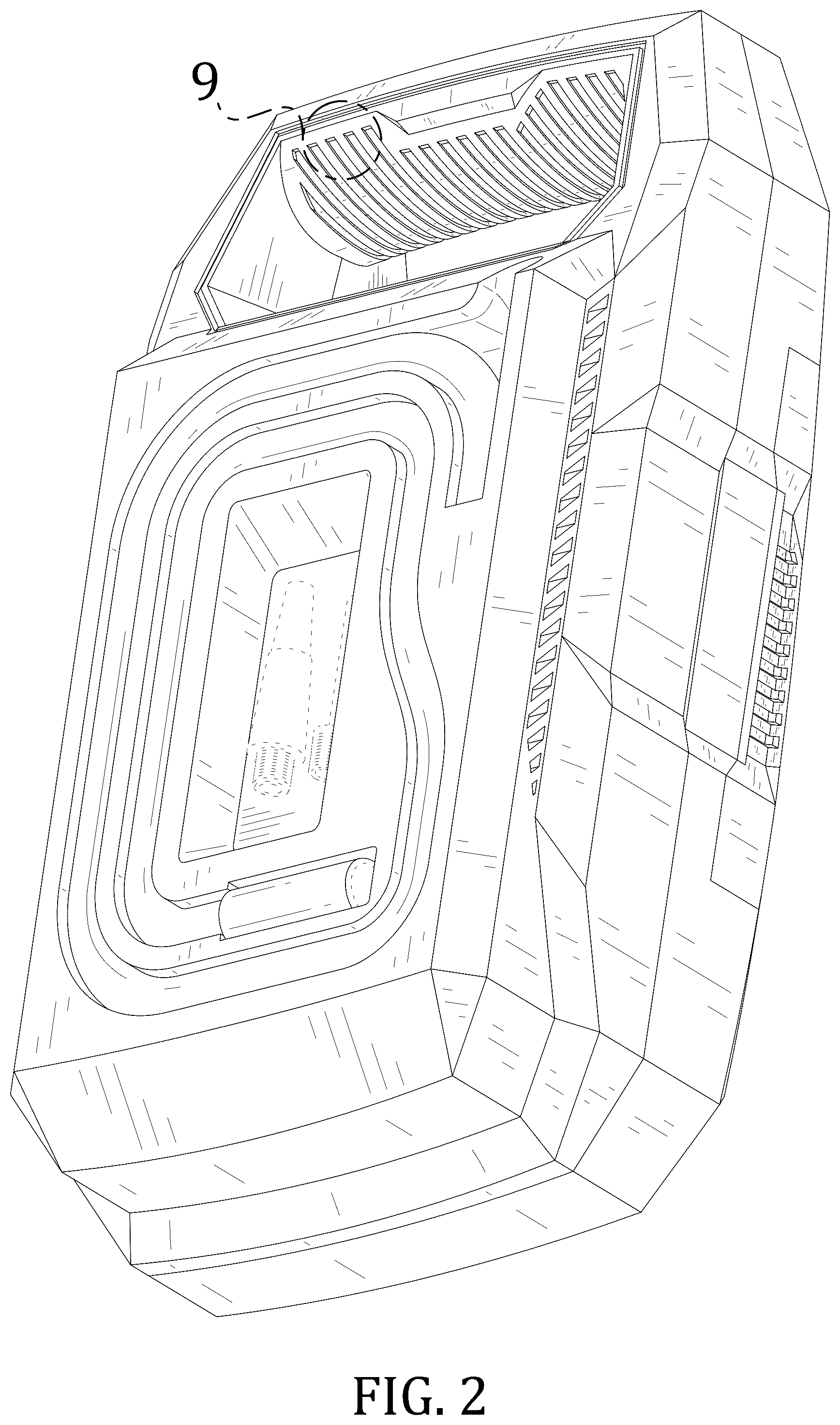 Patent USD1044875 Figure 2 – Portable air compressor