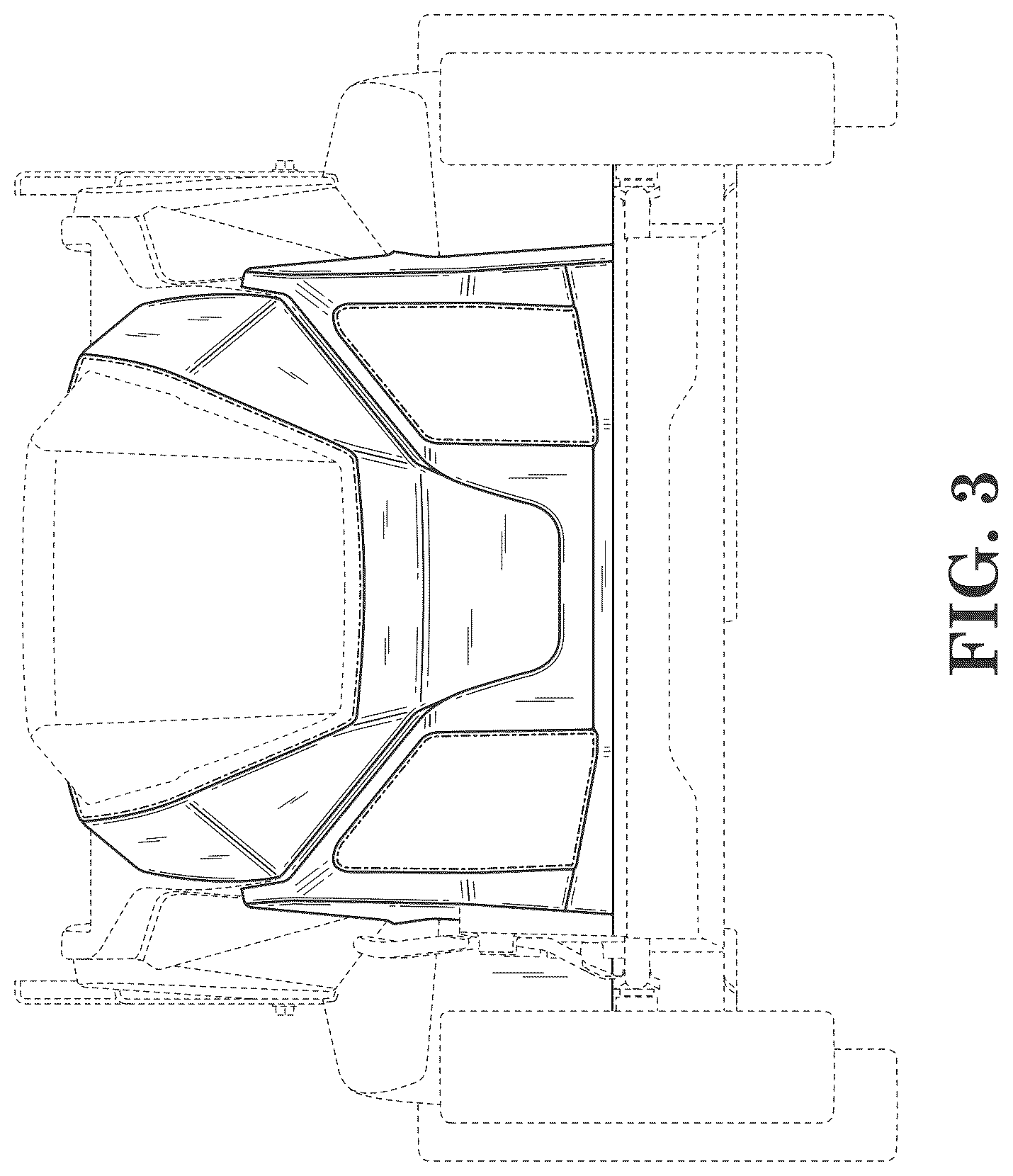 Patent USD1044880 Figure 3 – Lawn mower housing