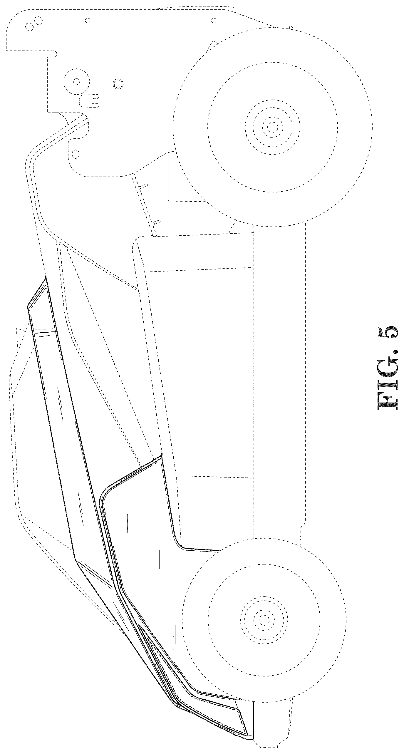 Patent USD1044880 Figure 5 – Lawn mower housing