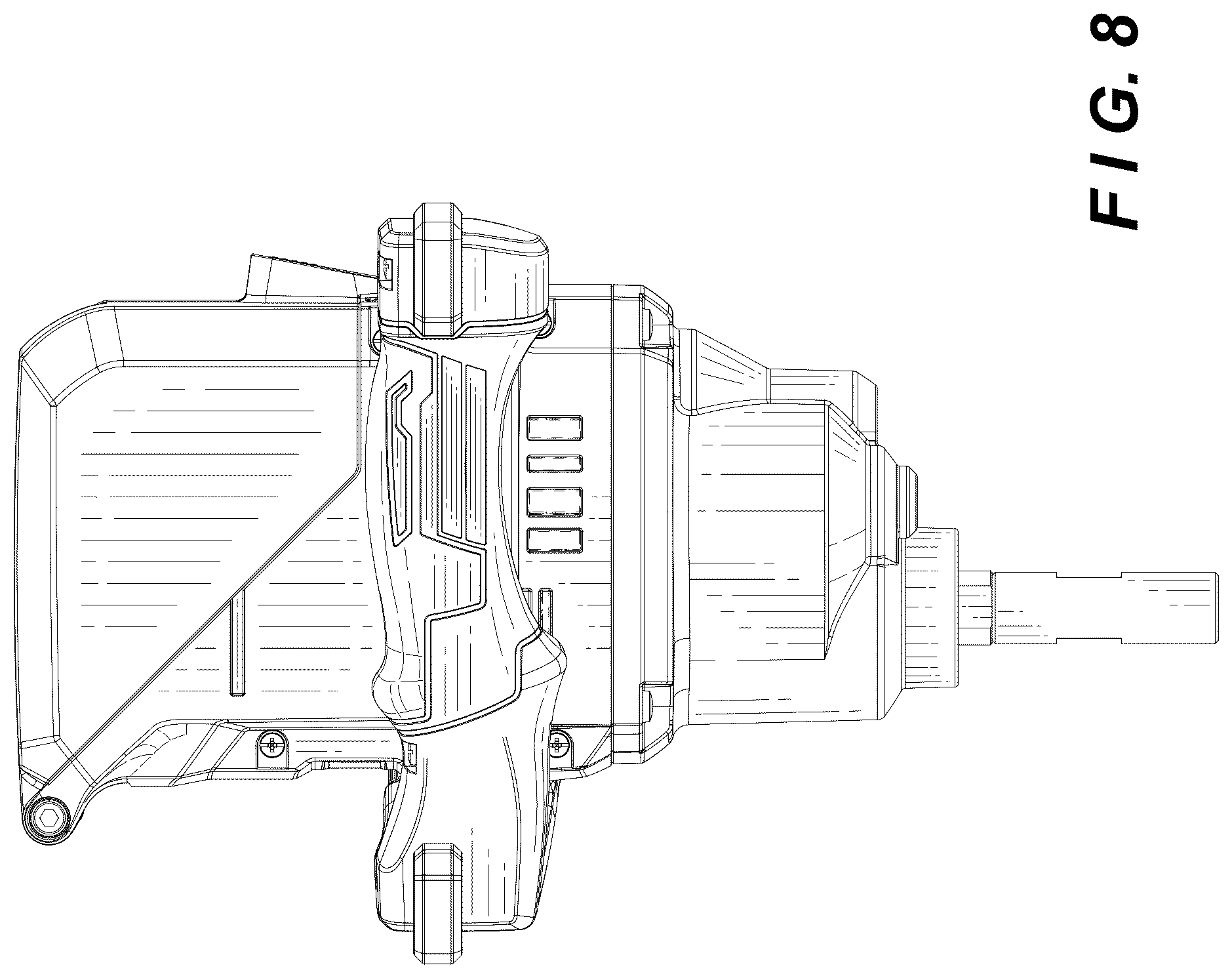 Patent USD1044881 Figure 8 – Mixer