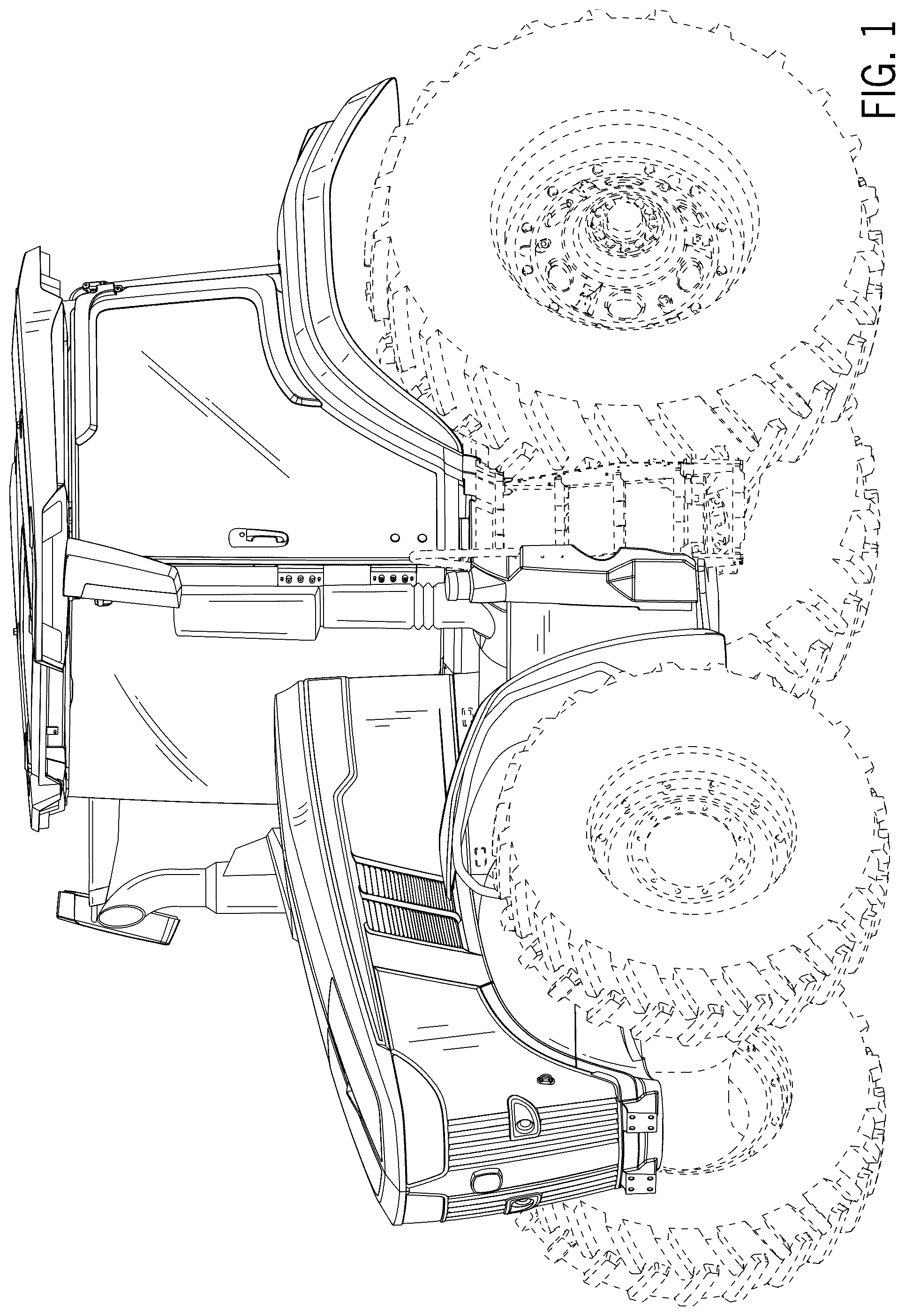 Patent USD1044882 Figure 1 – Work vehicle