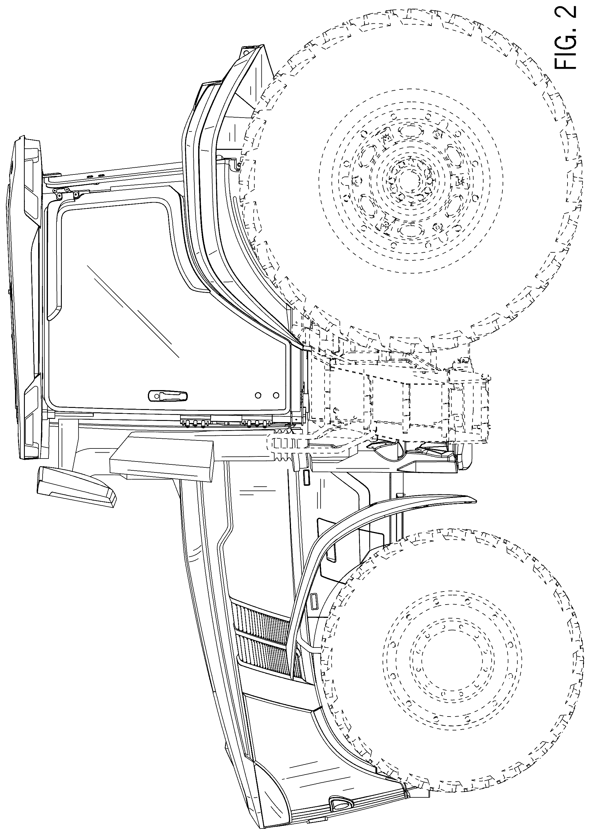 Patent USD1044882 Figure 2 – Work vehicle