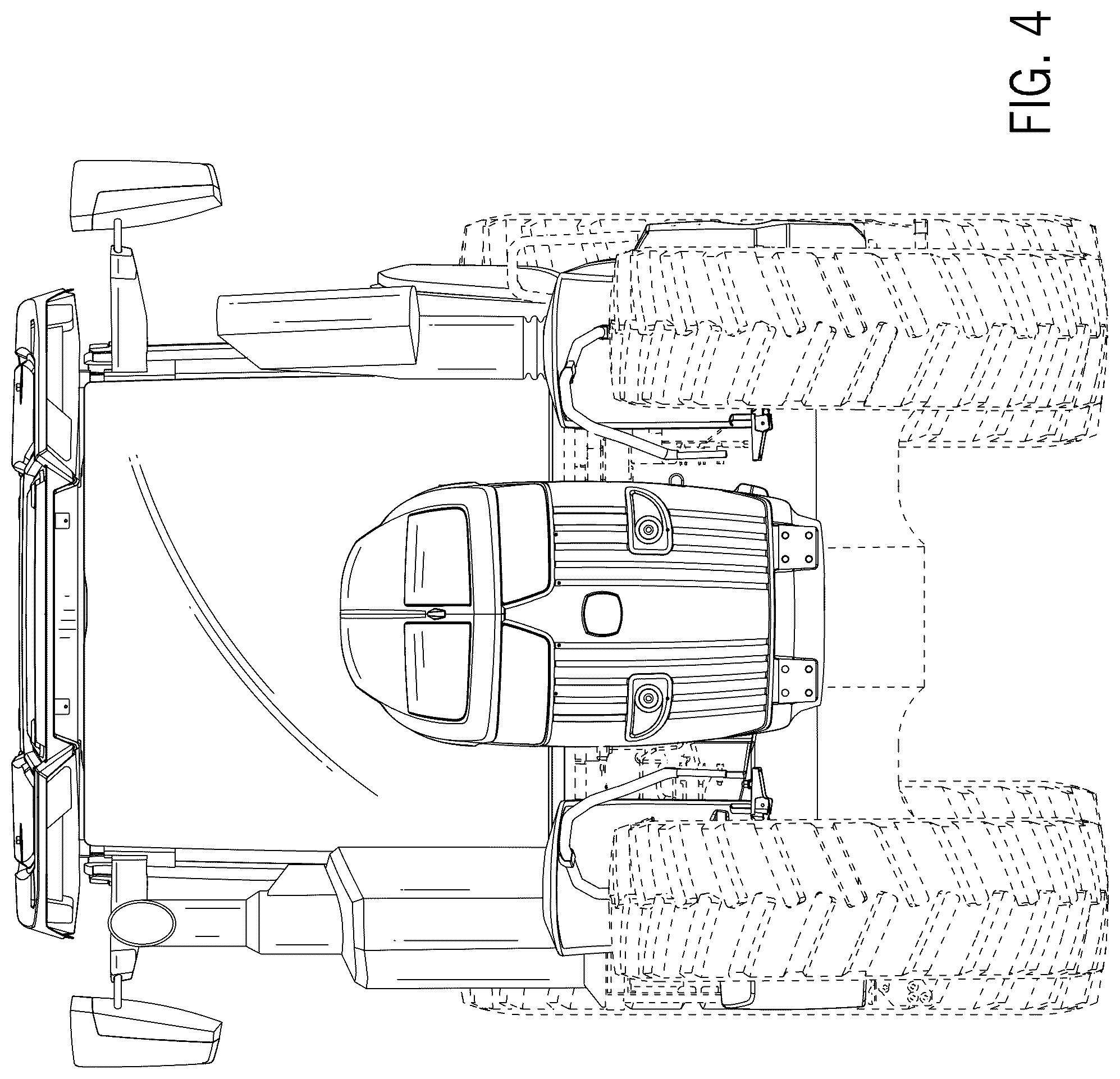 Patent USD1044882 Figure 4 – Work vehicle