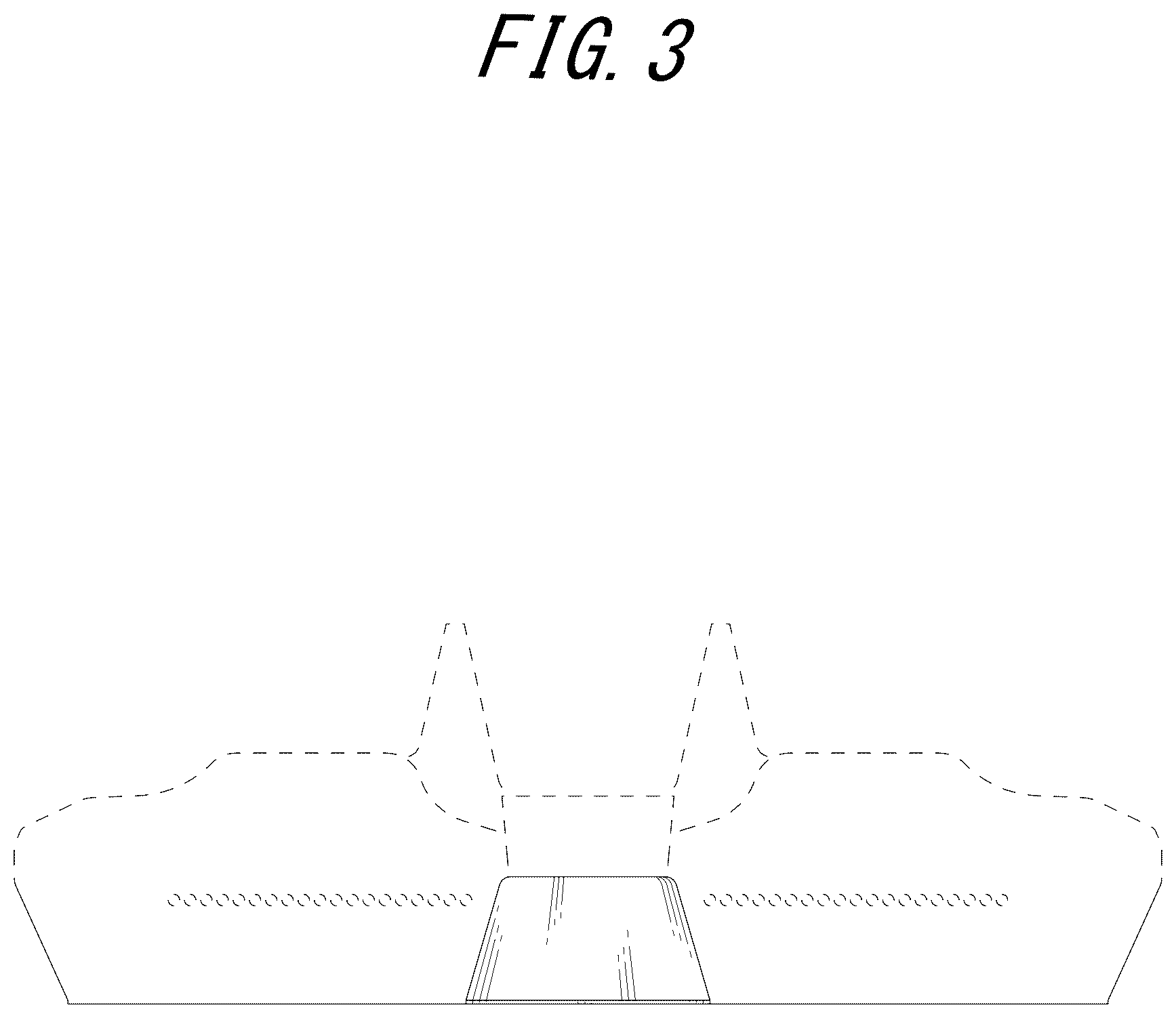 Patent USD1044883 Figure 3 – Rubber crawler