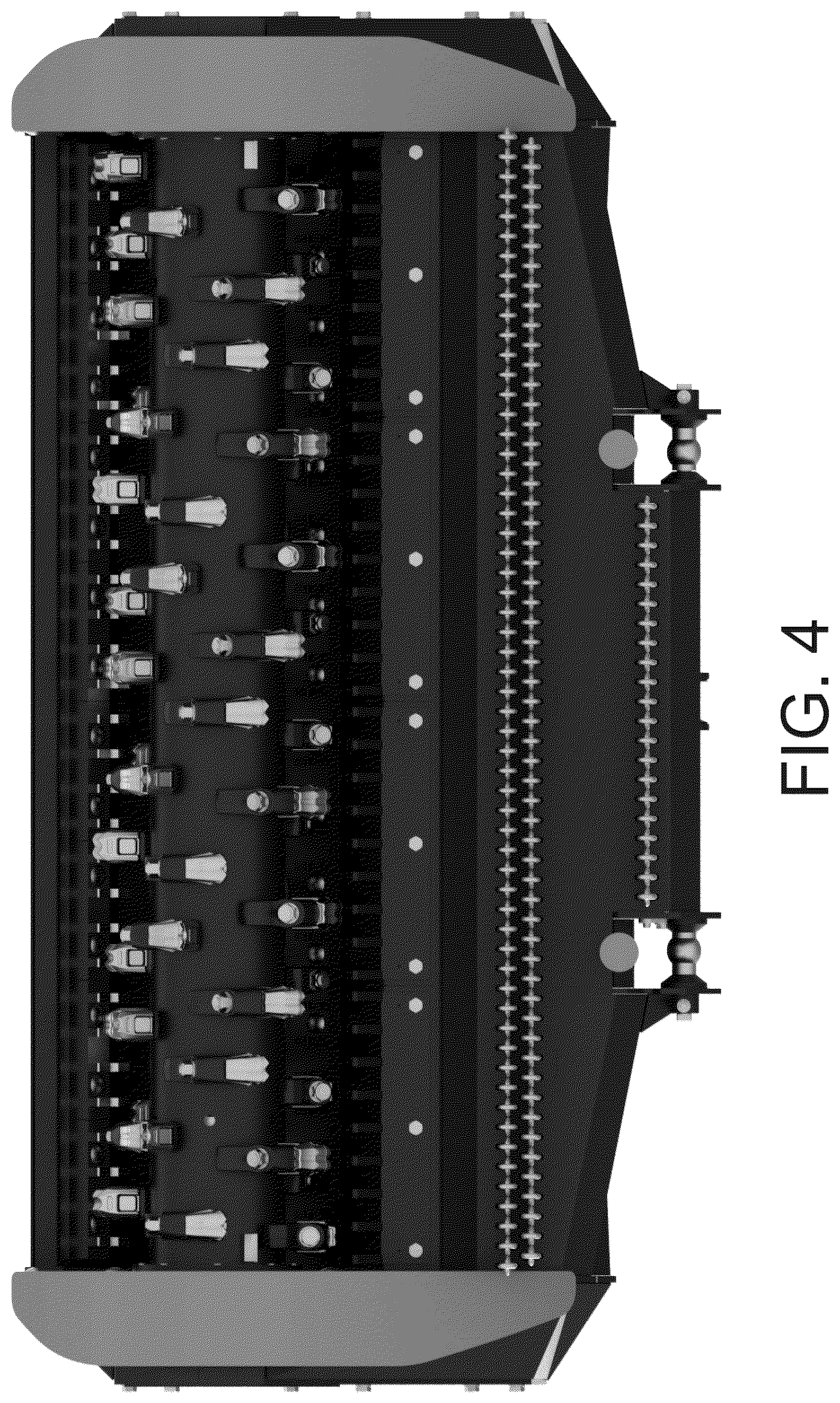 Patent USD1044884 Figure 4 – Agricultural and forestry machinery attachment