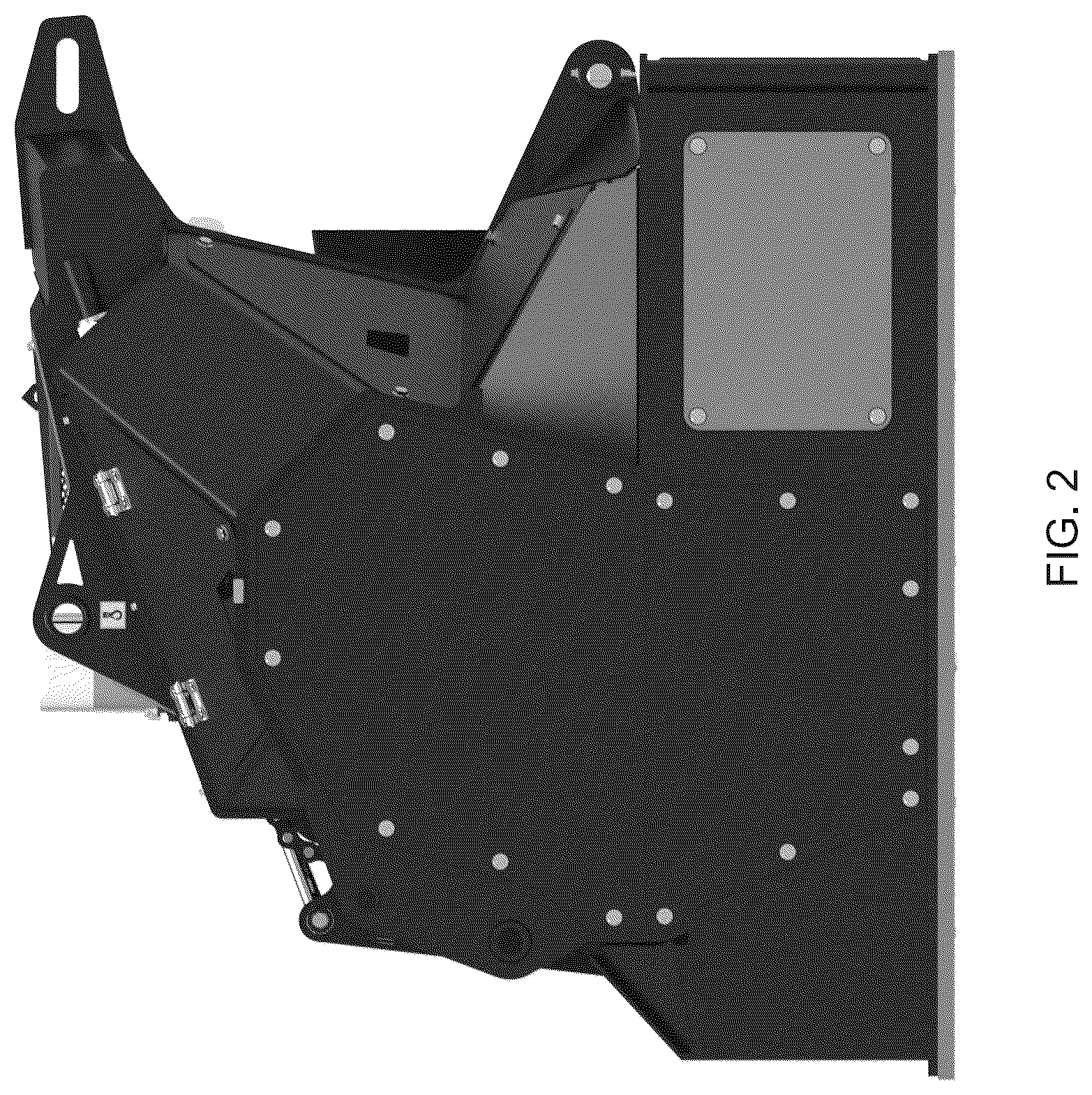 Patent USD1044885 Figure 2 – Agricultural and forestry machinery attachment