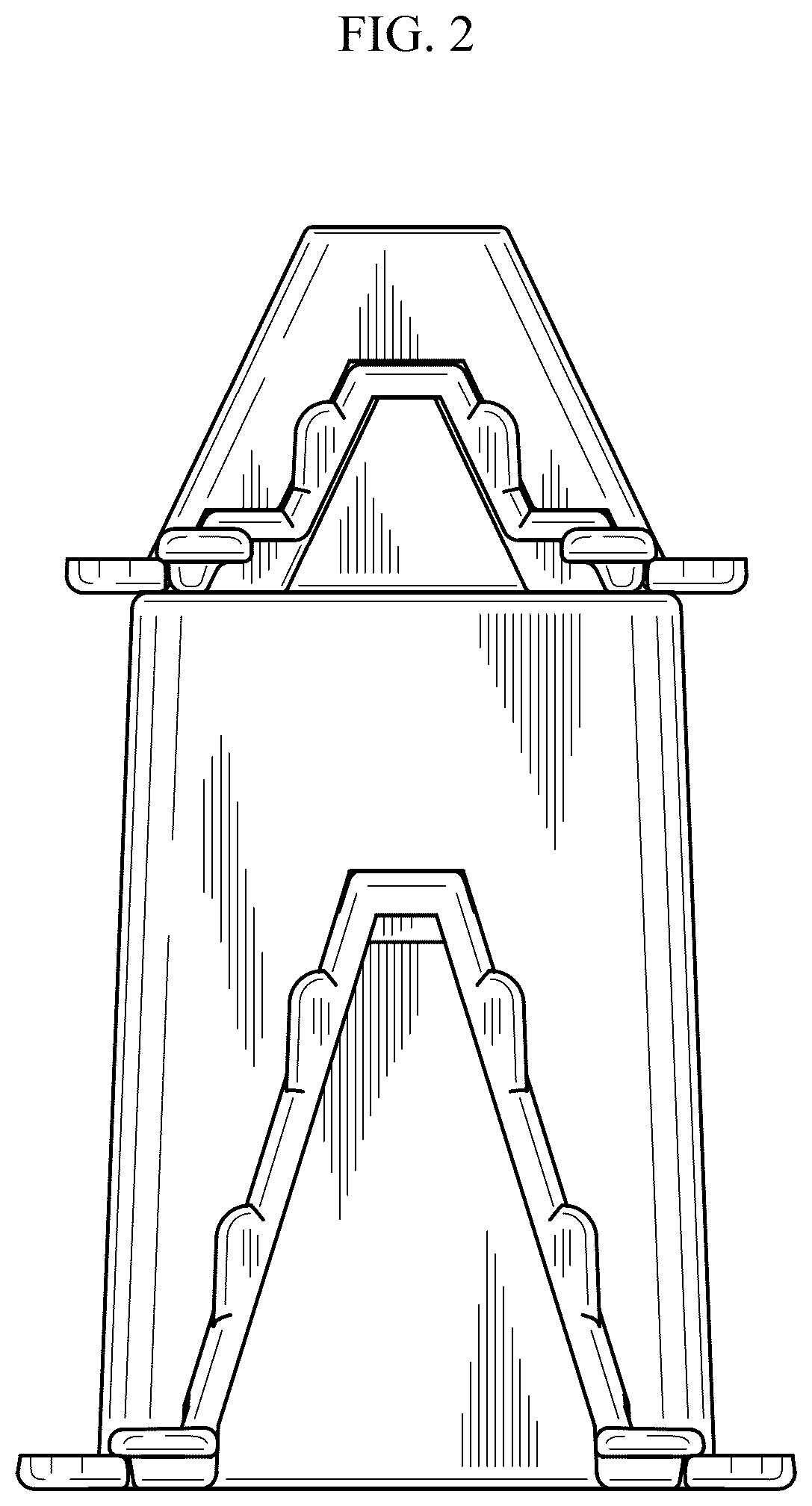 Patent USD1044886 Figure 2 – Fabric tube maker set